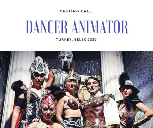 Кастинг для работы в Турции танцор-аниматор