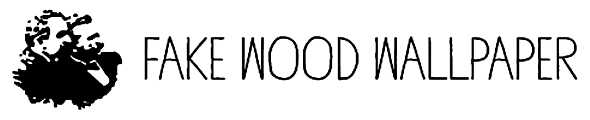 Fake Wood Wallpaper Logo