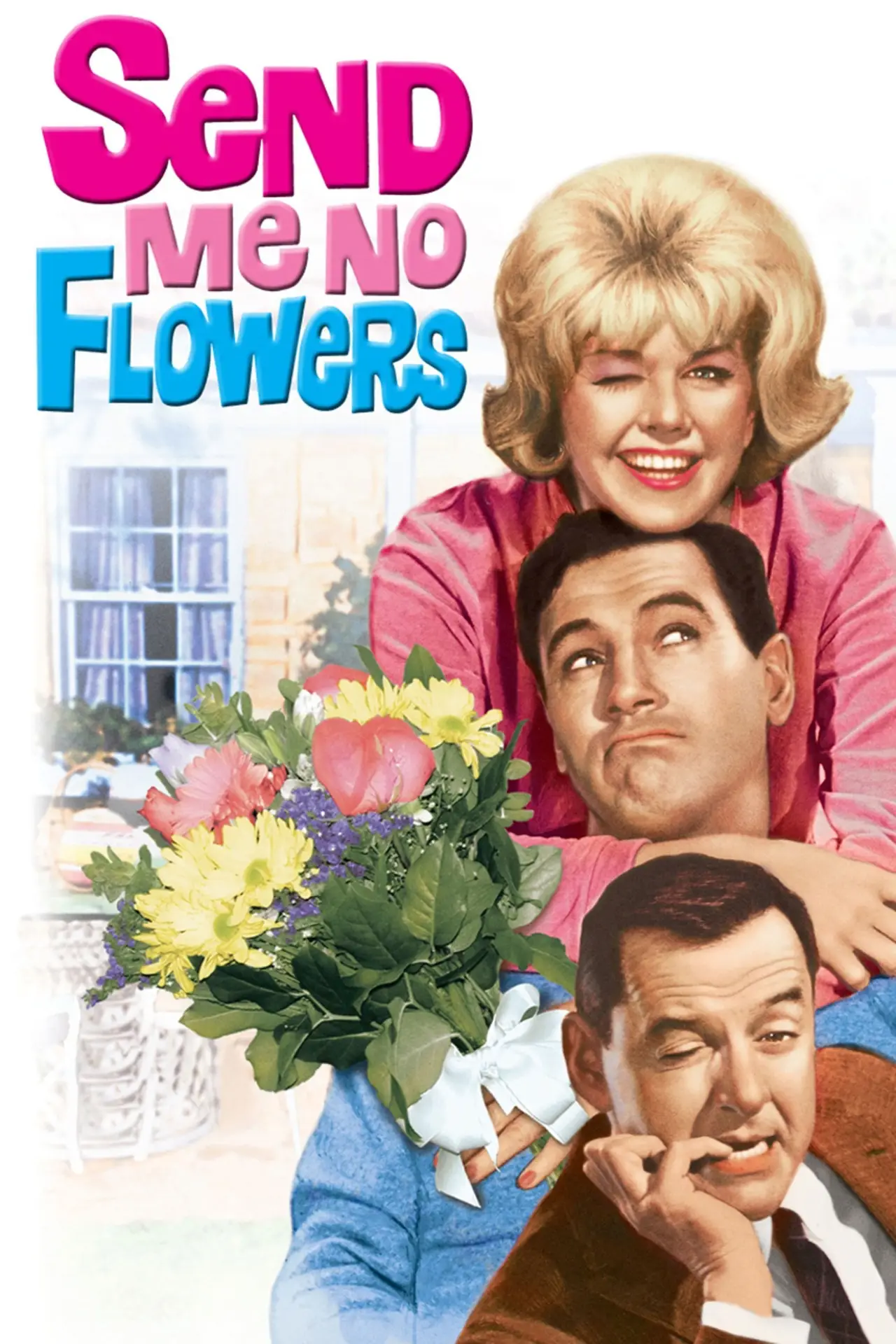 Постер до фільму "Send Me No Flowers"