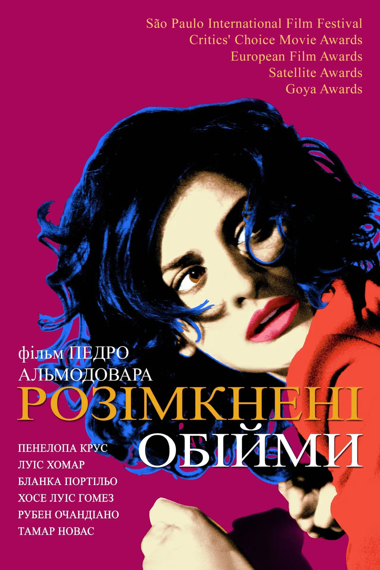 Постер до фільму "Розімкнені обійми"