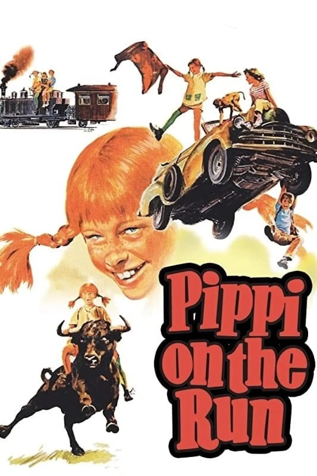 Постер до фільму "På rymmen med Pippi Långstrump"