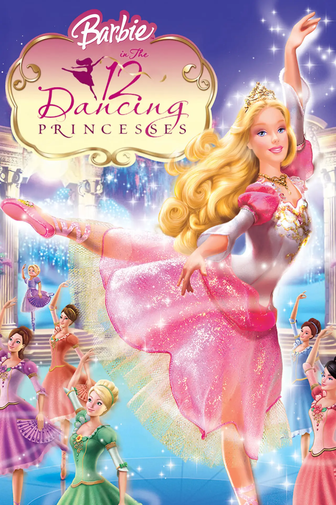Постер до фільму "Barbie in the 12 Dancing Princesses"