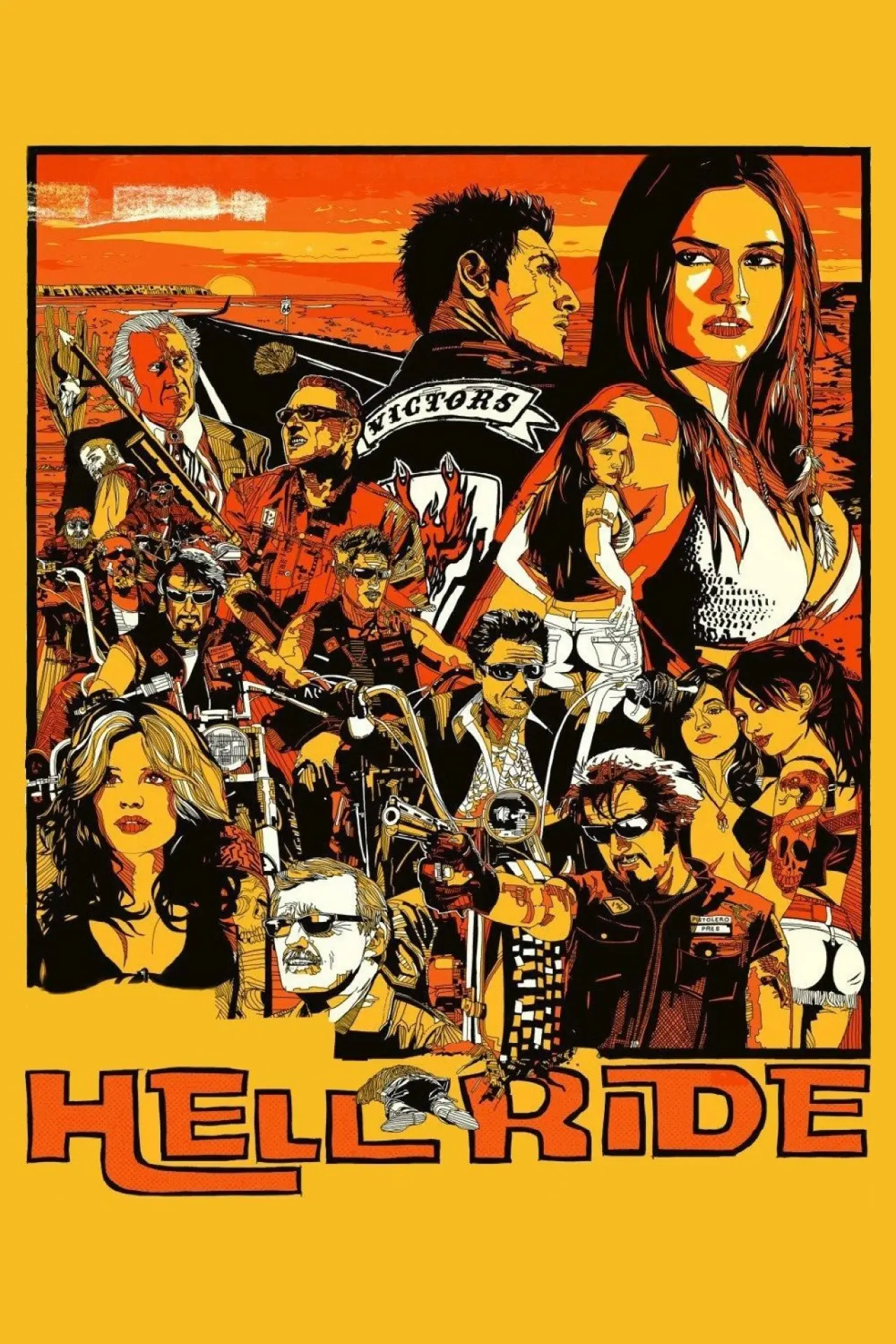 Постер до фільму "Hell Ride"
