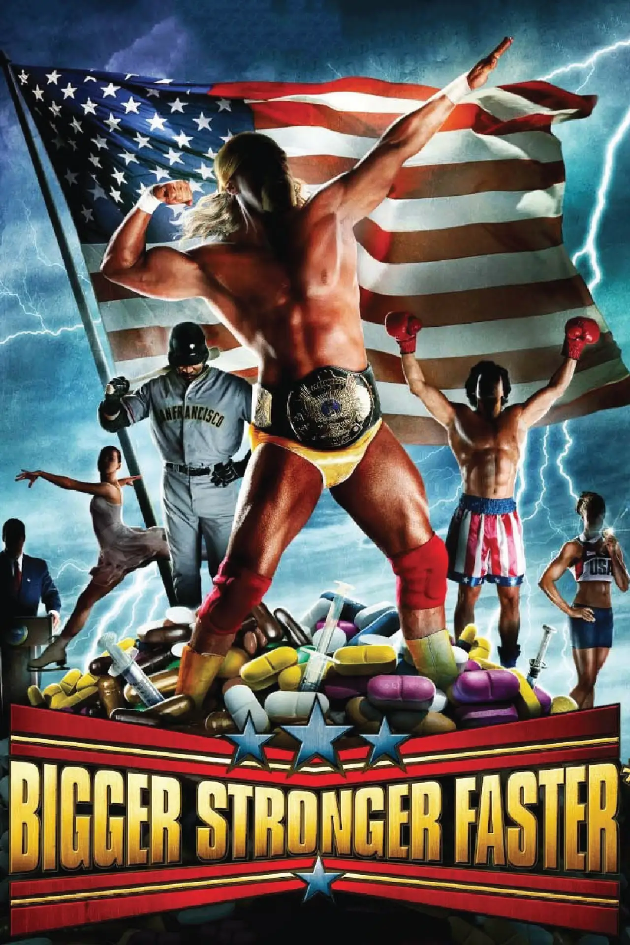 Постер до фільму "Bigger Stronger Faster*"