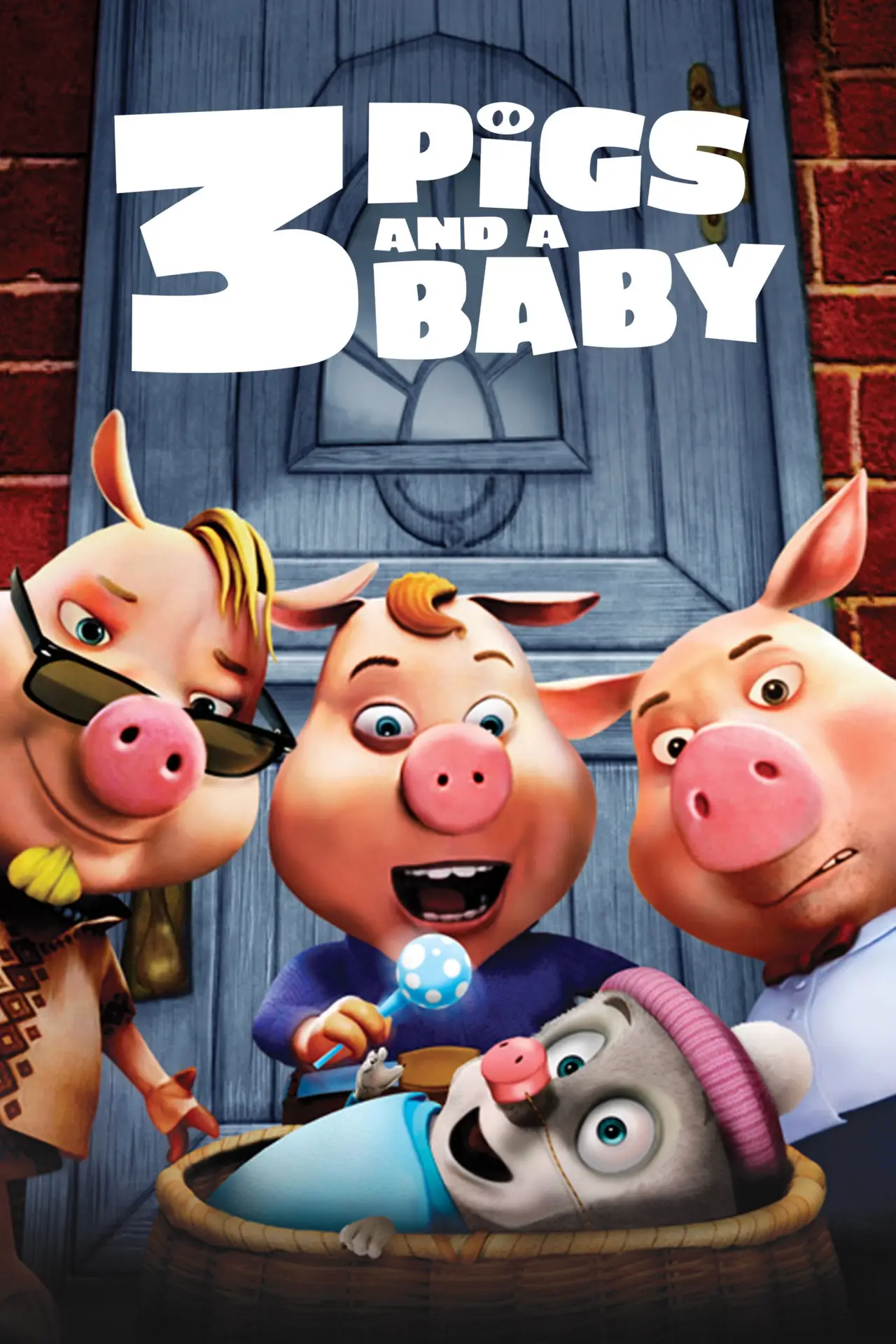 Постер до фільму "Unstable Fables: 3 Pigs and a Baby"