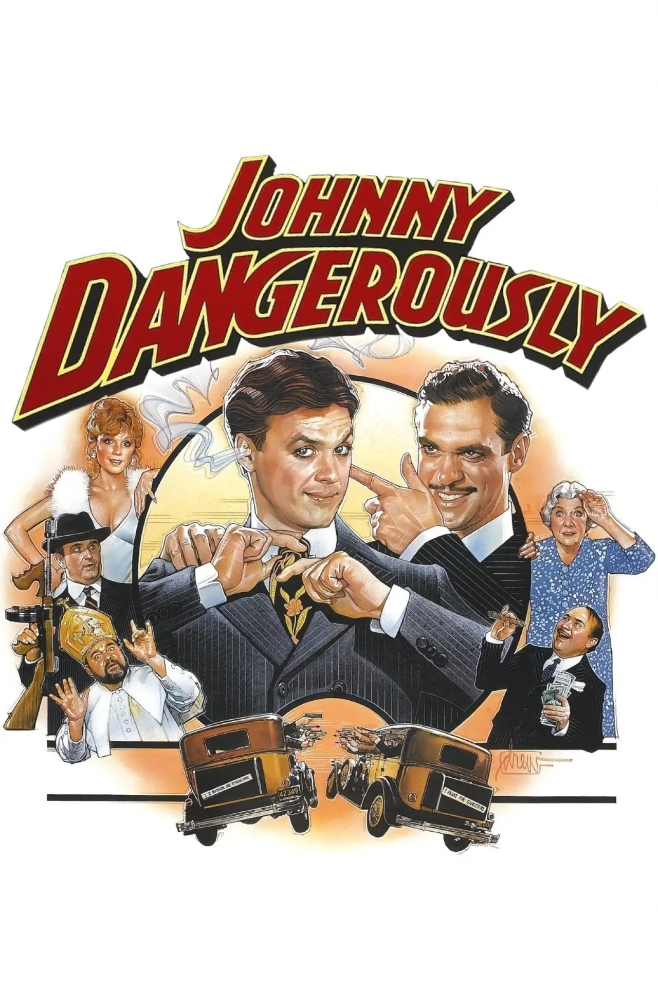Постер до фільму "Johnny Dangerously"