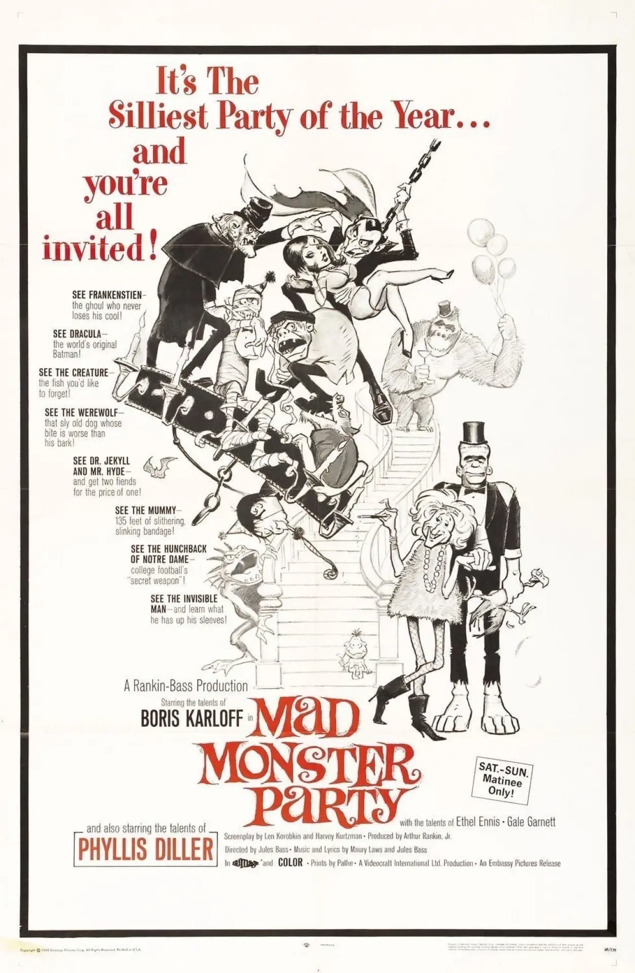 Постер до фільму "Mad Monster Party?"