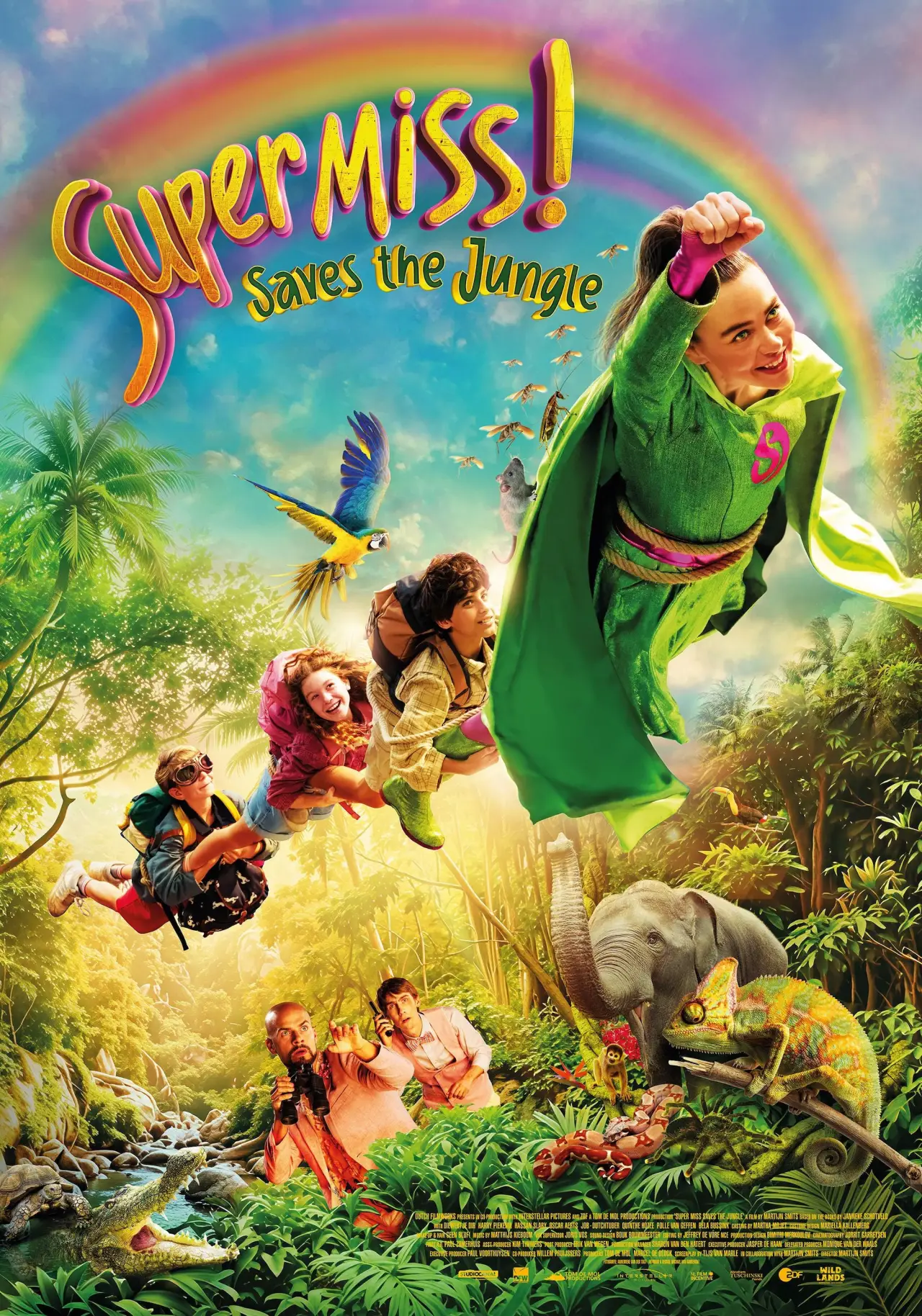 Постер до фільму "Superjuffie in de jungle"