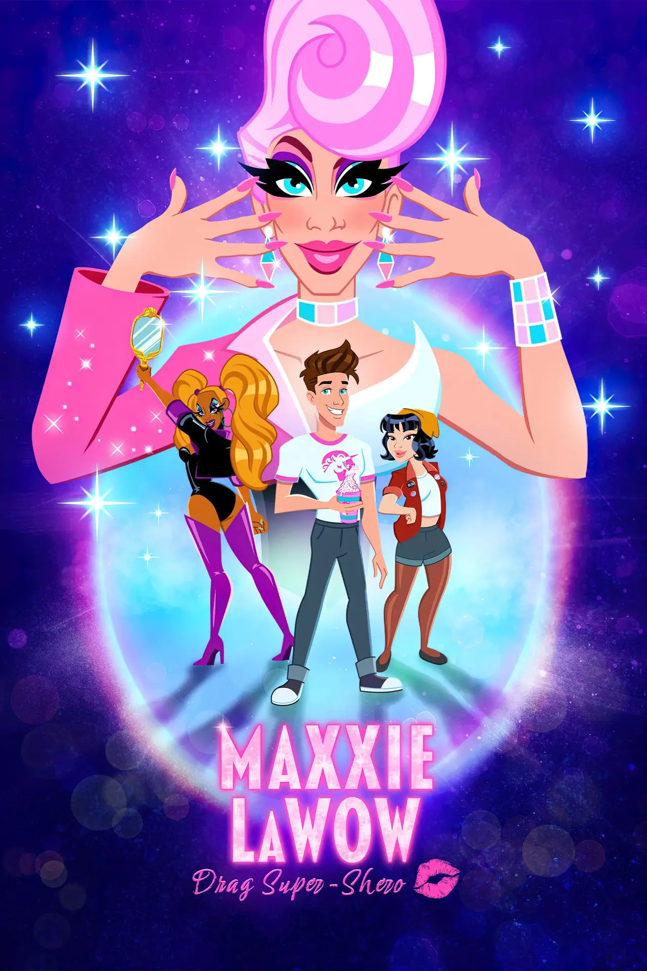 Постер до фільму "Maxxie LaWow: Drag Super-shero"