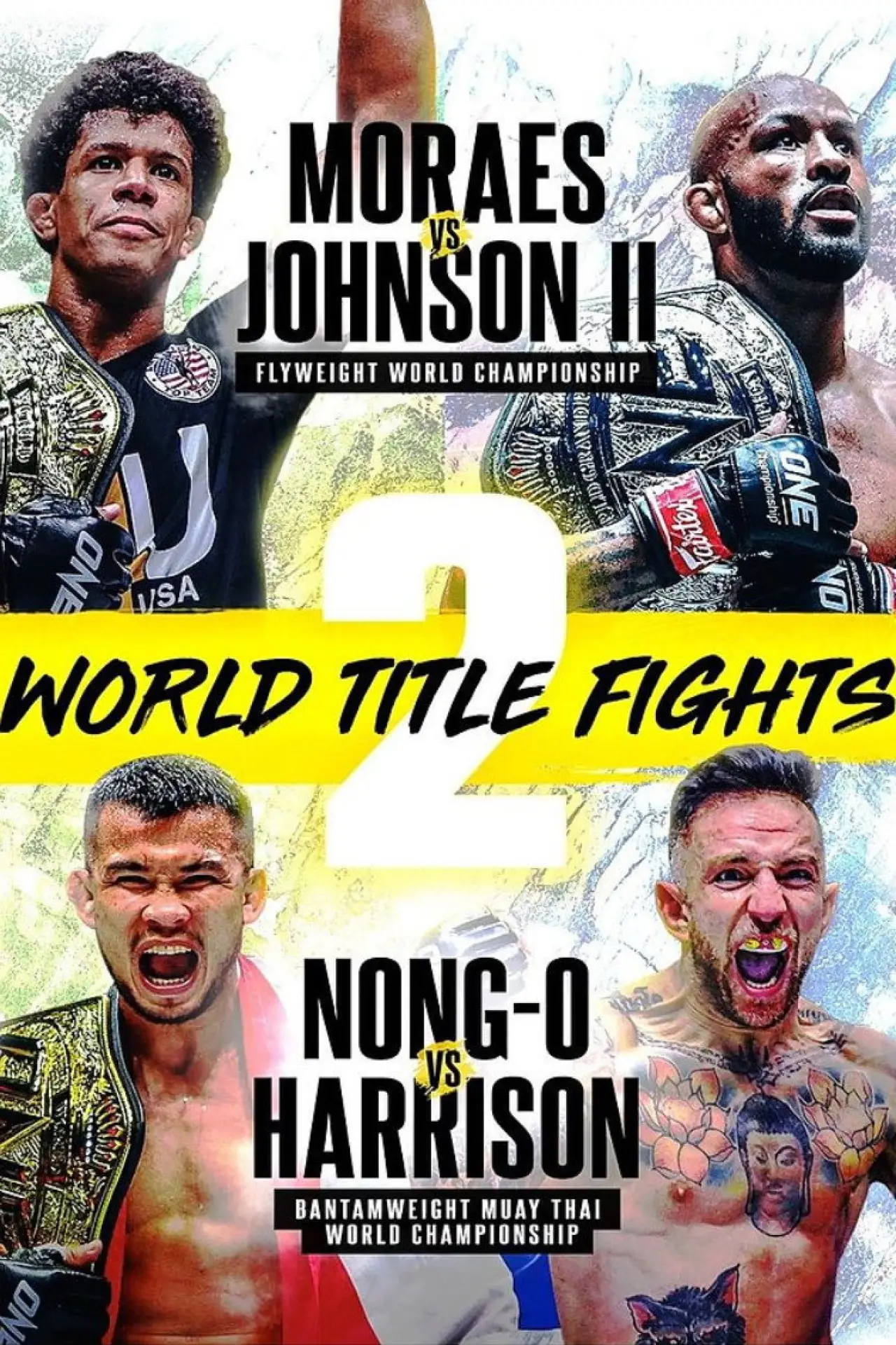 Постер до фільму "ONE on Prime Video 1: Moraes vs. Johnson II"