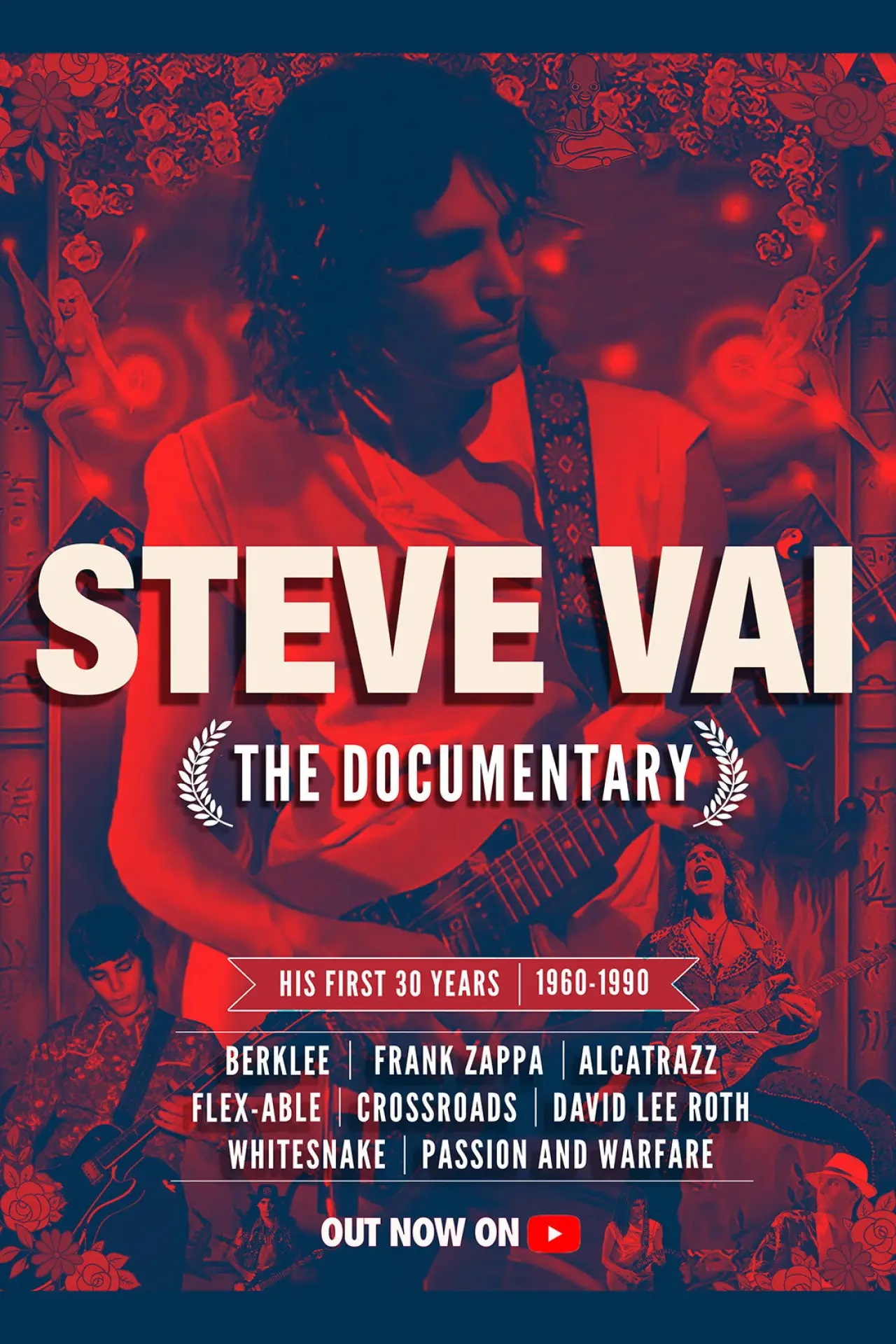 Постер до фільму "Steve Vai - His First 30 Years: The Documentary"