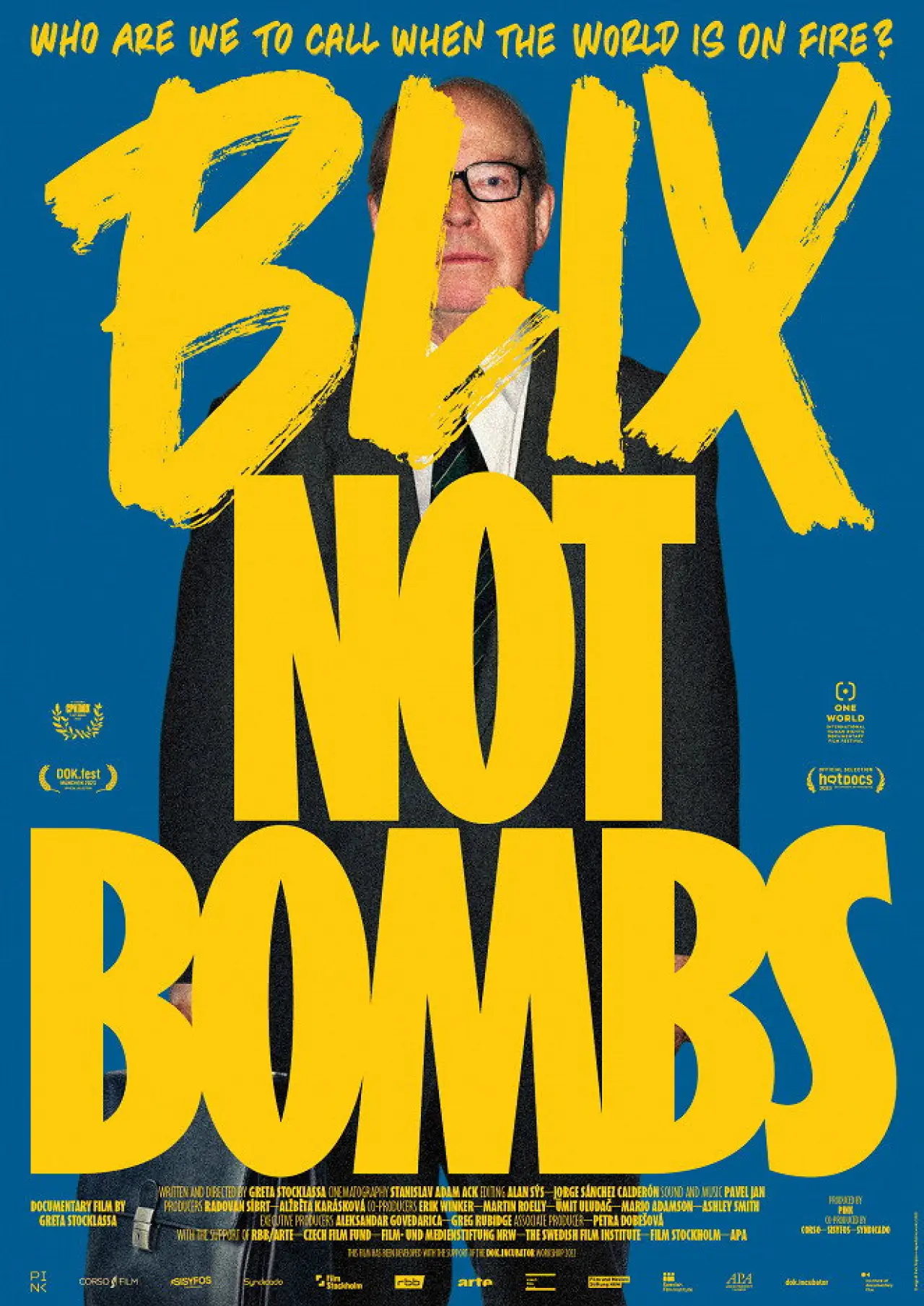 Постер до фільму "Blix Not Bombs"