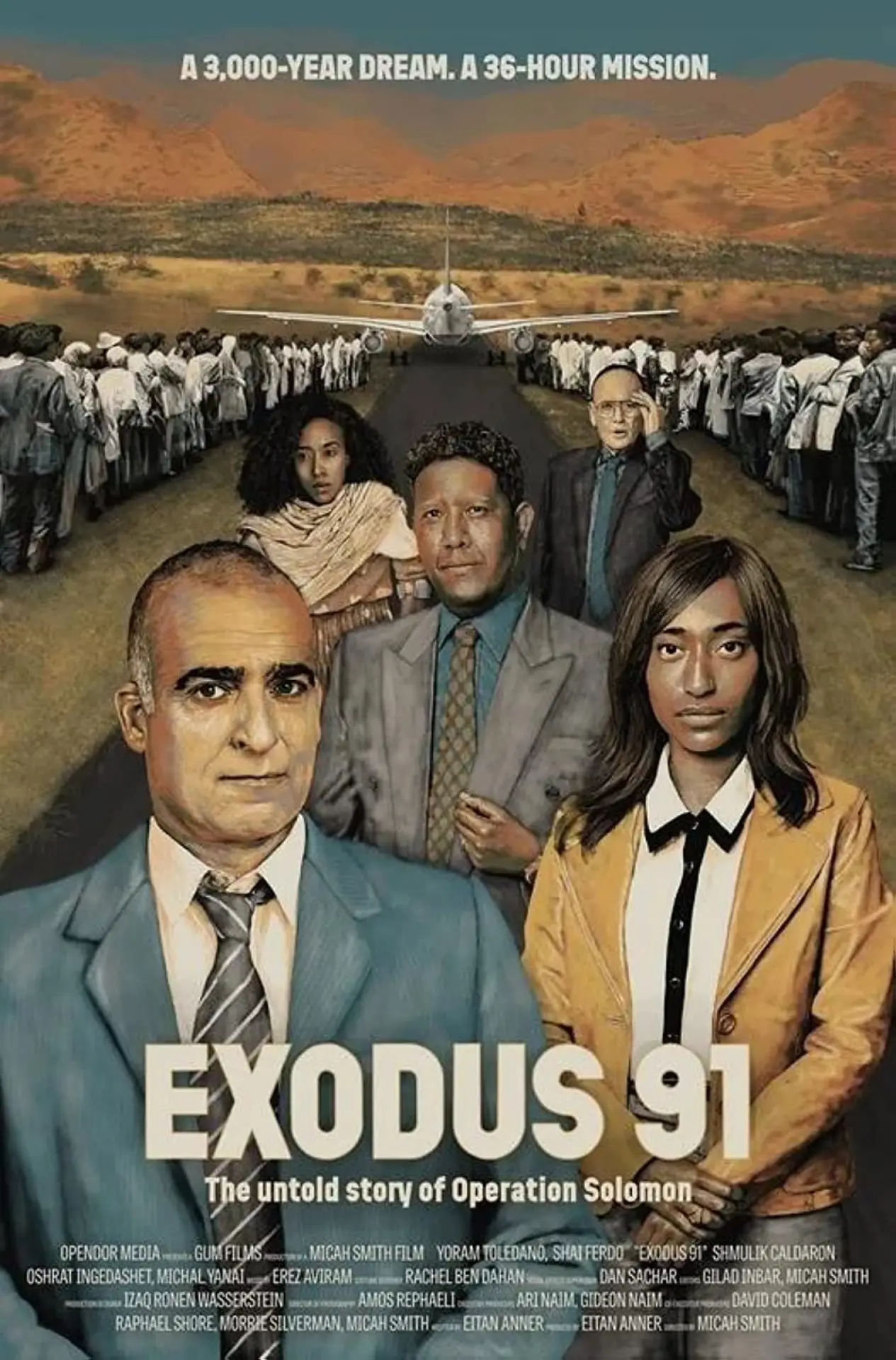 Постер до фільму "Exodus 91: The Untold Story of Operation Solomon"