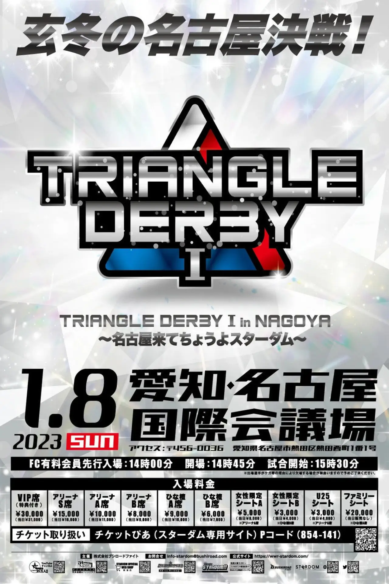Постер до фільму "TRIANGLE DERBY Ⅰ in Nagoya ～名古屋来てちょうよスターダム～"