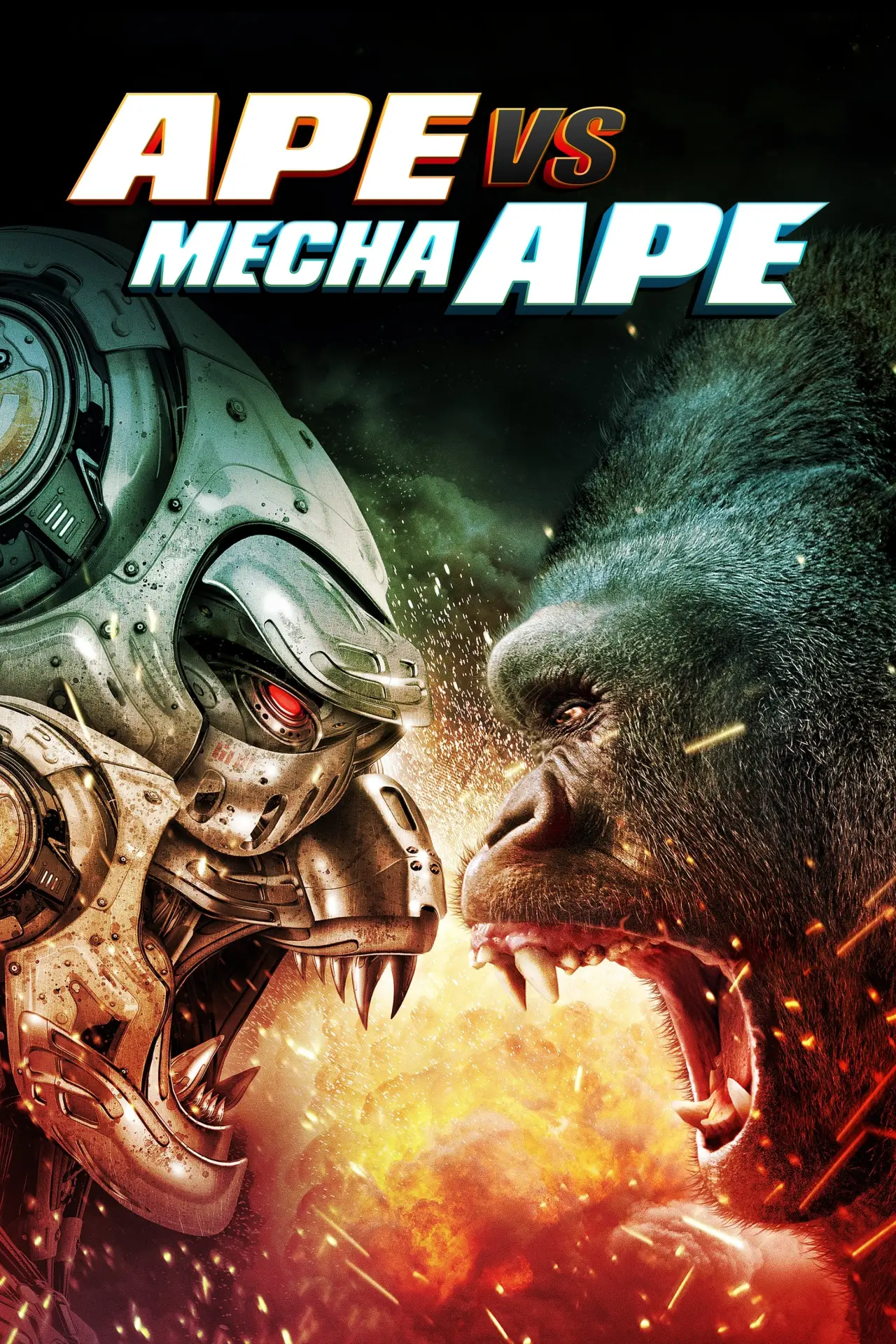 Постер до фільму "Ape vs Mecha Ape"