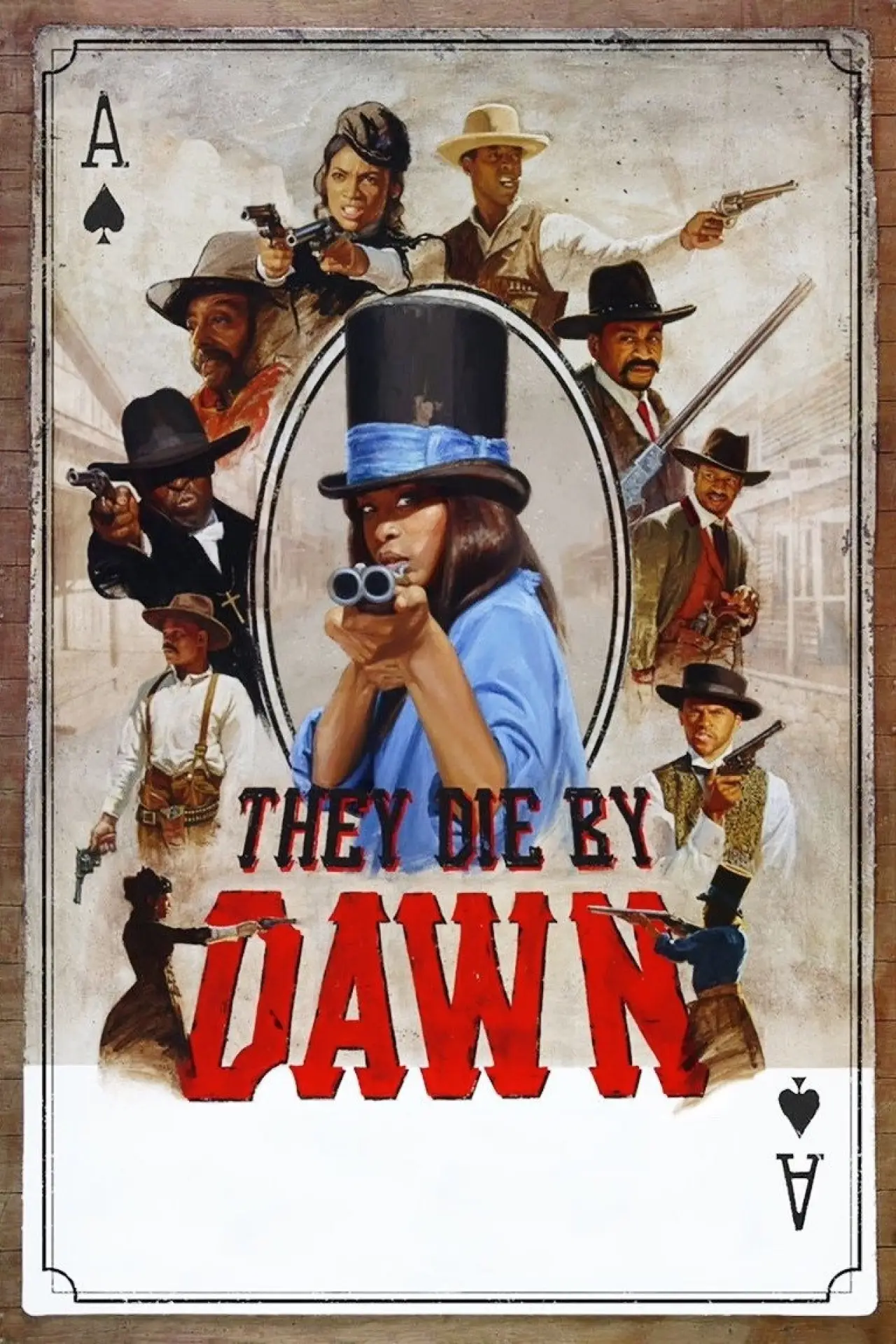 Постер до фільму "They Die by Dawn"