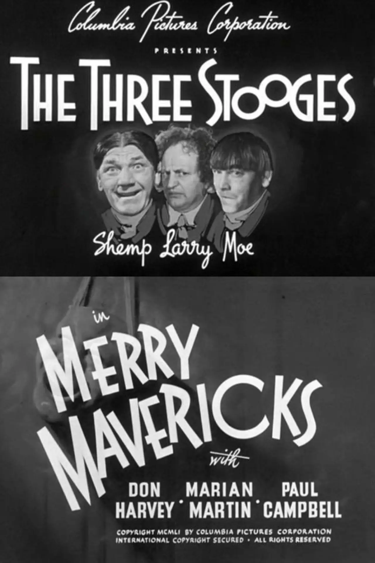 Постер до фільму "Merry Mavericks"