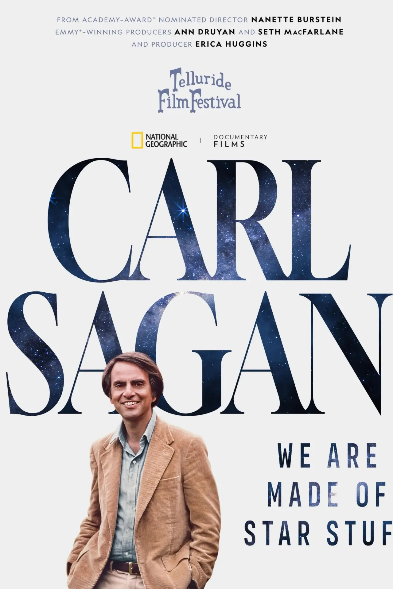 Постер до фільму "Carl Sagan: We Are Made of Star Stuff"