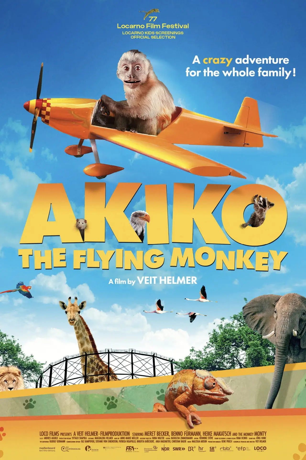 Постер до фільму "Akiko, der fliegende Affe"