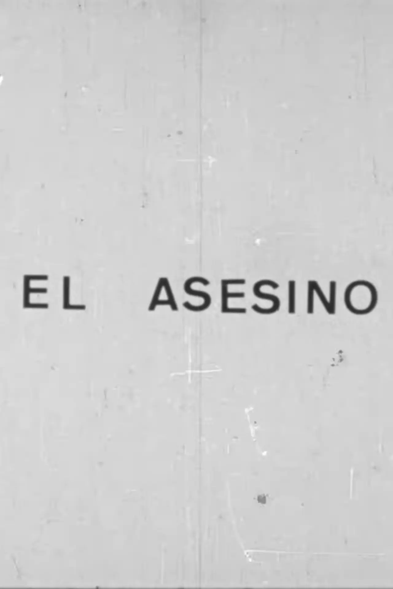 Постер до фільму "El asesino"