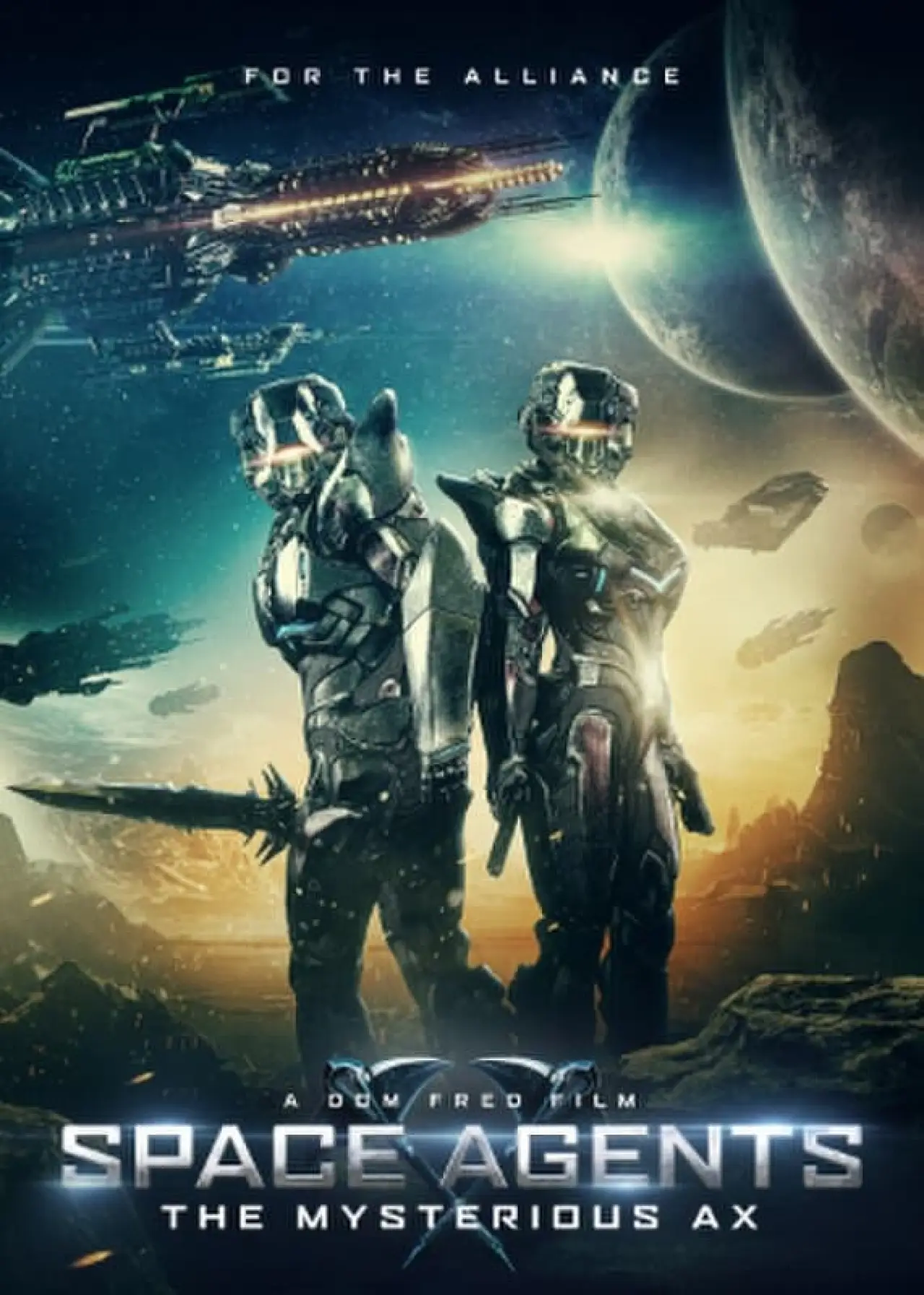 Постер до фільму "Space Agents: The Mysterious Ax"