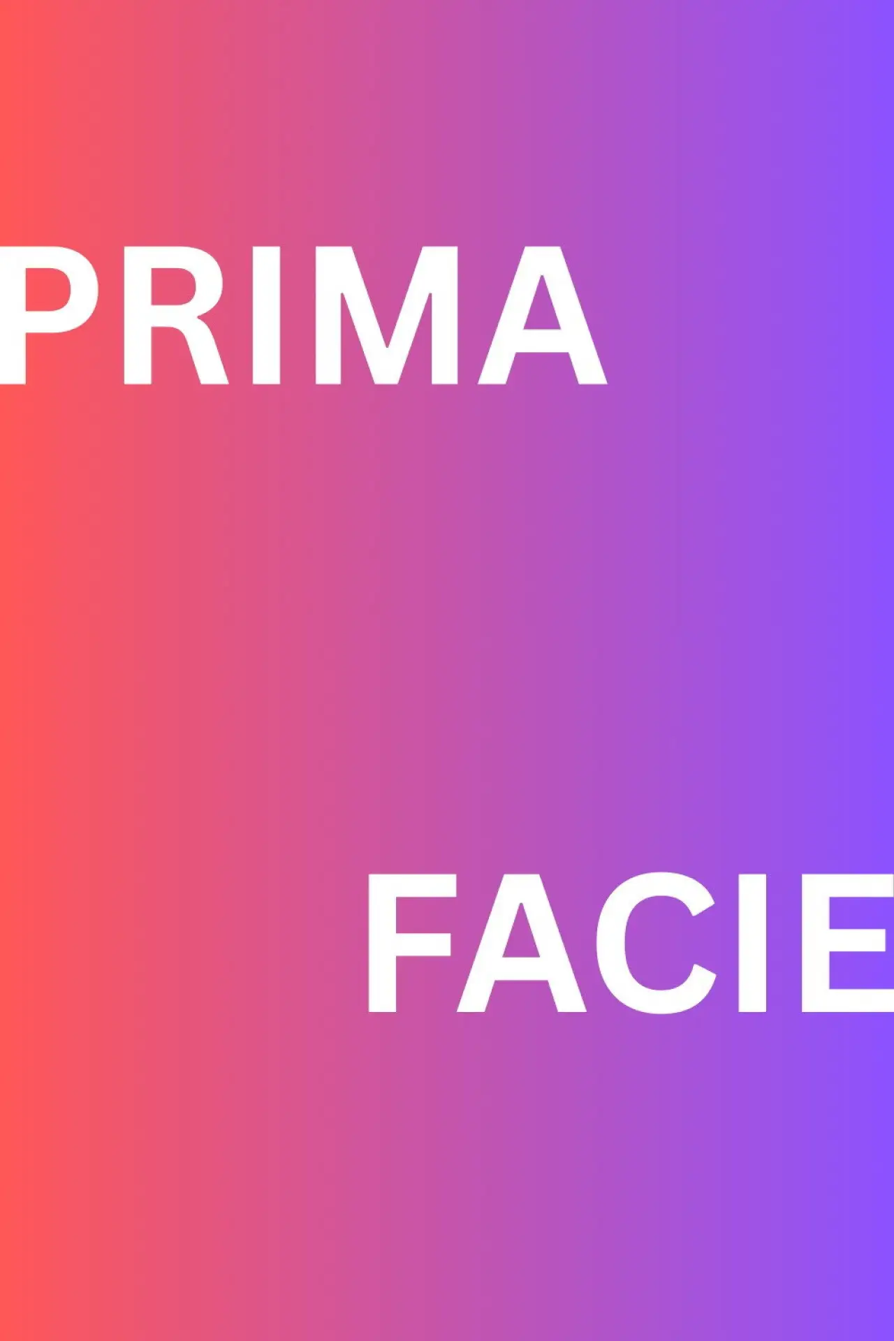 Постер до фільму "Prima Facie"