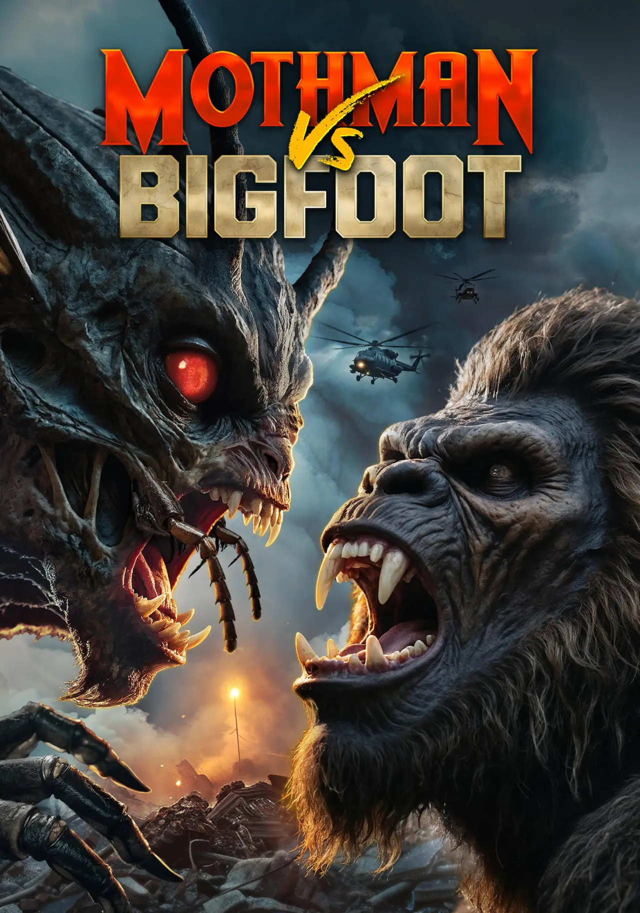 Постер до фільму "Mothman Vs Bigfoot"