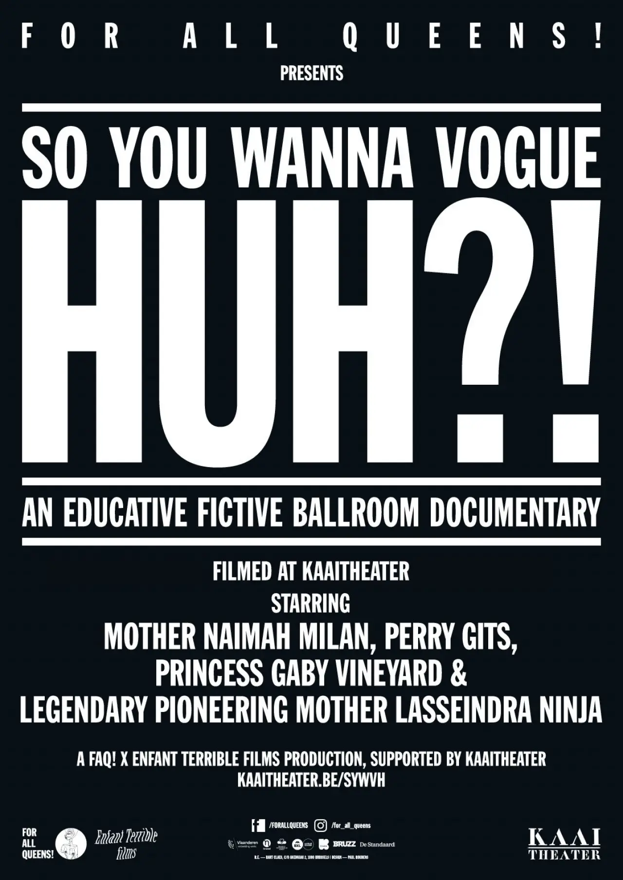 Постер до фільму "So You Wanna Vogue Huh?!"