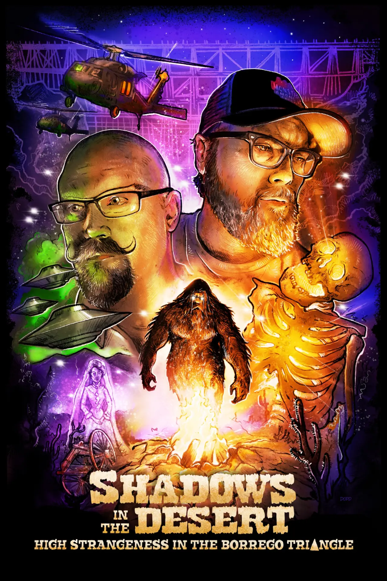 Постер до фільму "Shadows in the Desert: High Strangeness in the Borrego Triangle"