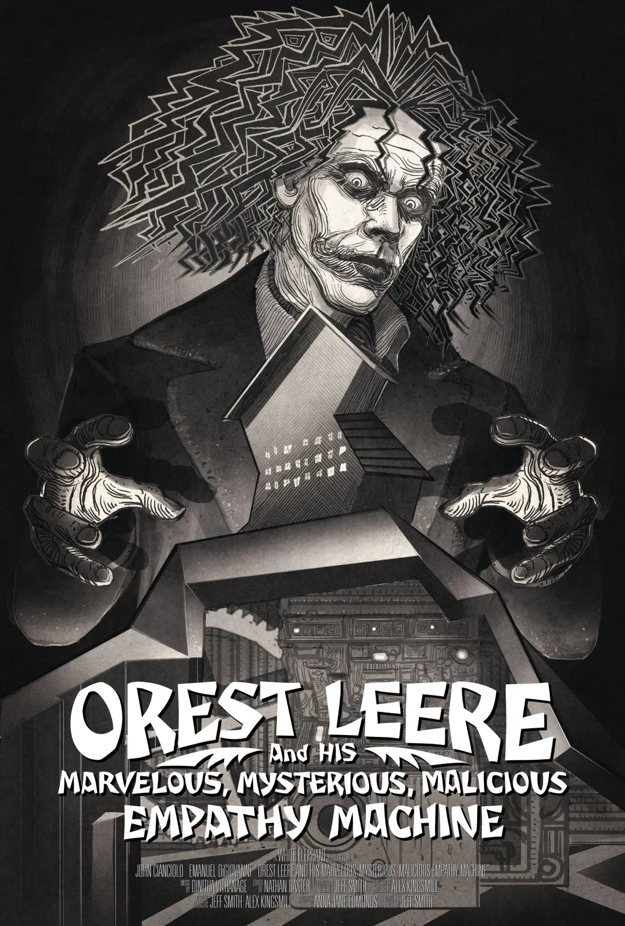 Постер до фільму "Orest Leere and His Marvelous, Mysterious, Malicious Empathy Machine"