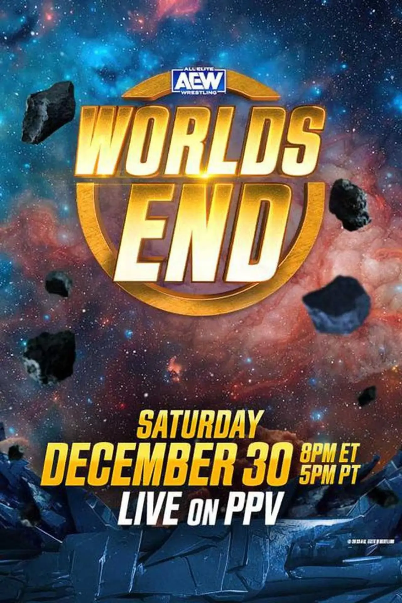 Постер до фільму "AEW Worlds End 2023"
