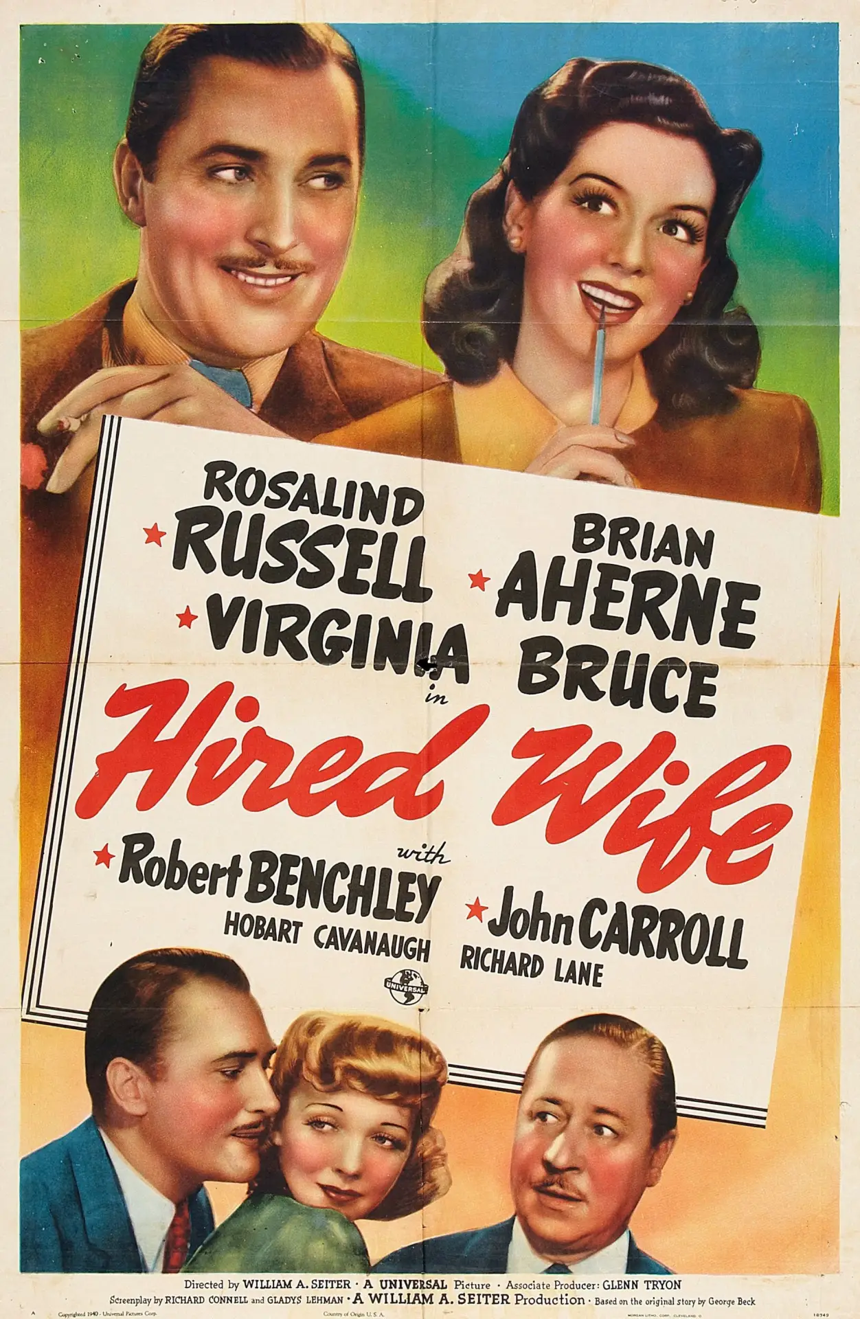 Постер до фільму "Hired Wife"