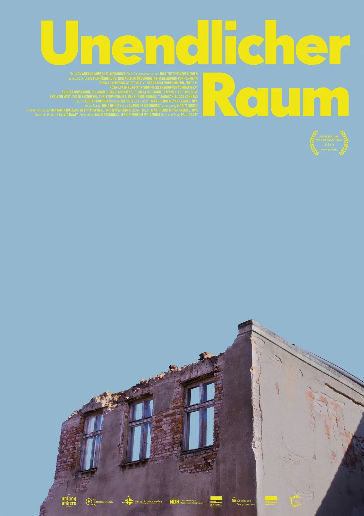 Постер до фільму "Unendlicher Raum"
