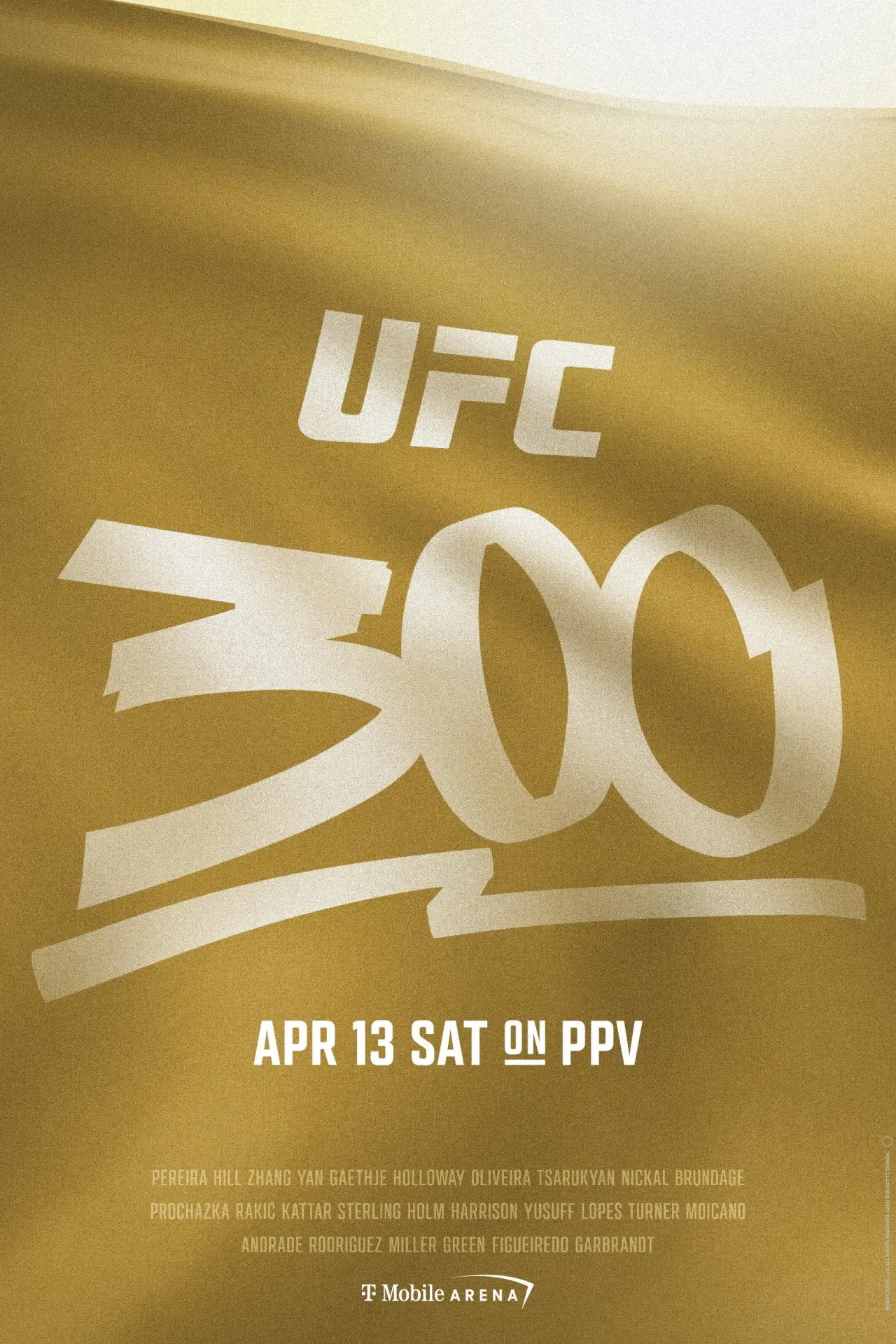 Постер до фільму "UFC 300: Pereira vs. Hill"