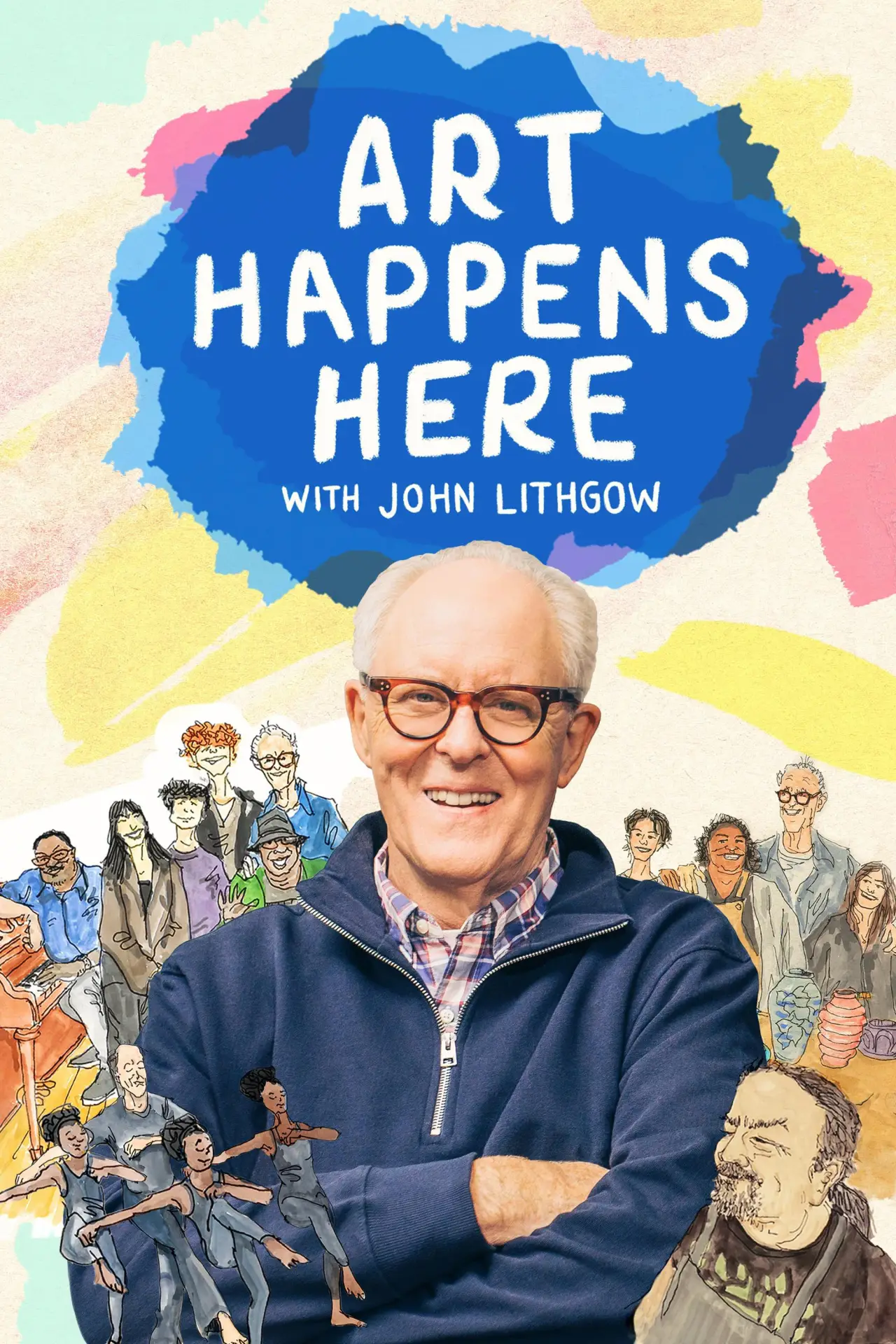 Постер до фільму "Art Happens Here with John Lithgow"