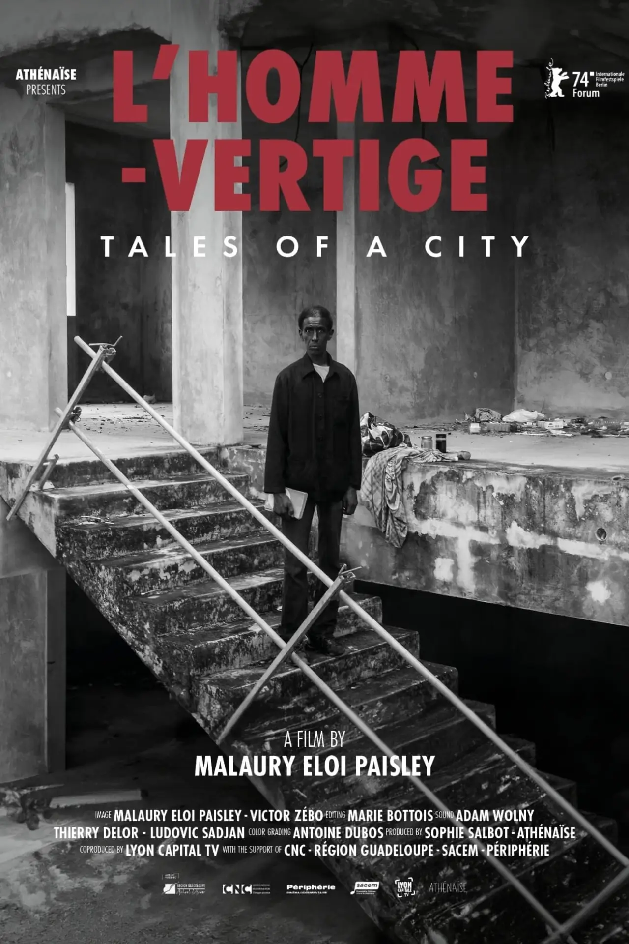 Постер до фільму "L’homme-vertige : Tales of a city"