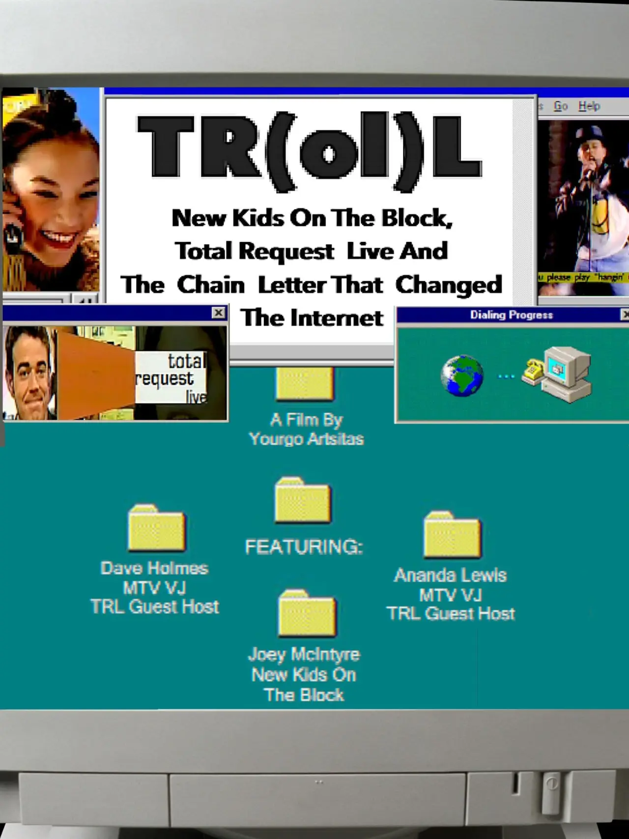 Постер до фільму "TR(ol)L: New Kids on the Block, Total Request Live and the Chain Letter That Changed the Internet"