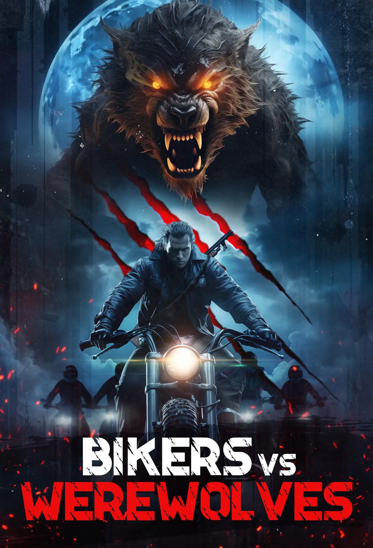 Постер до фільму "Bikers vs Werewolves"