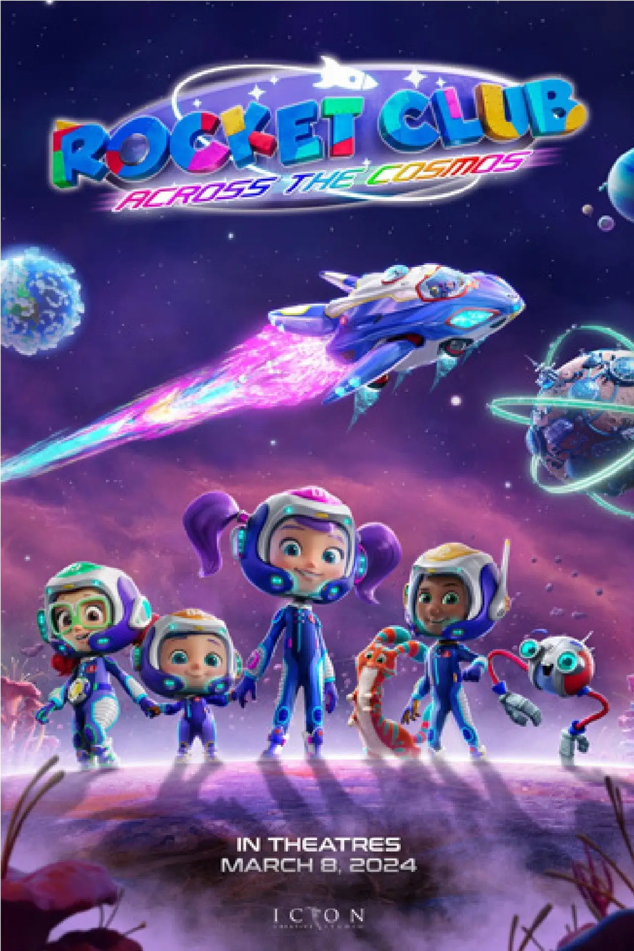 Постер до фільму "Rocket Club: Across the Cosmos"