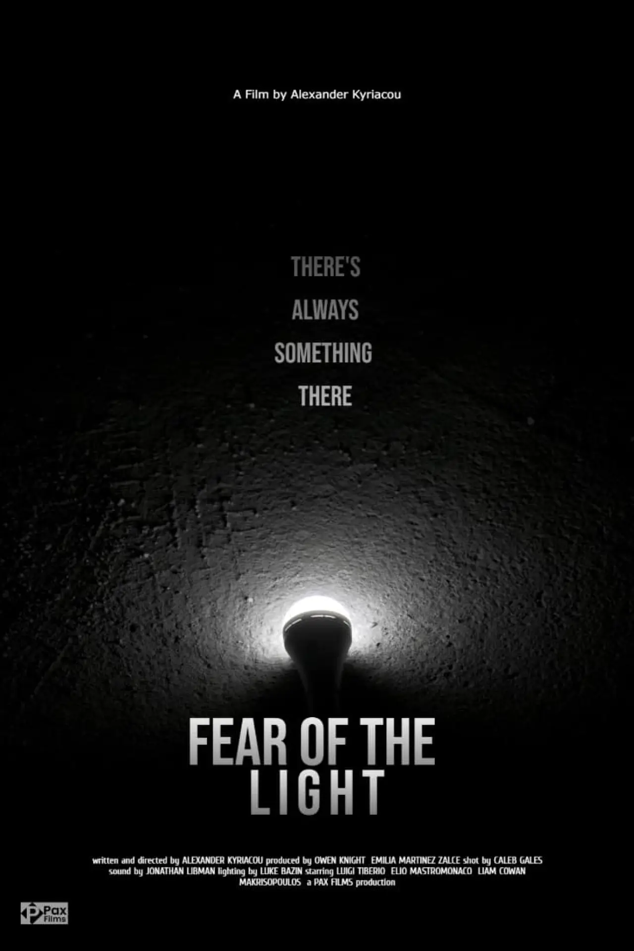 Постер до фільму "Fear of the Light"
