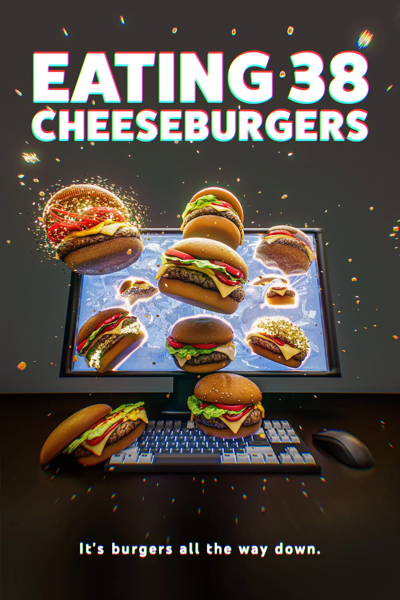 Постер до фільму "Eating 38 Cheeseburgers"