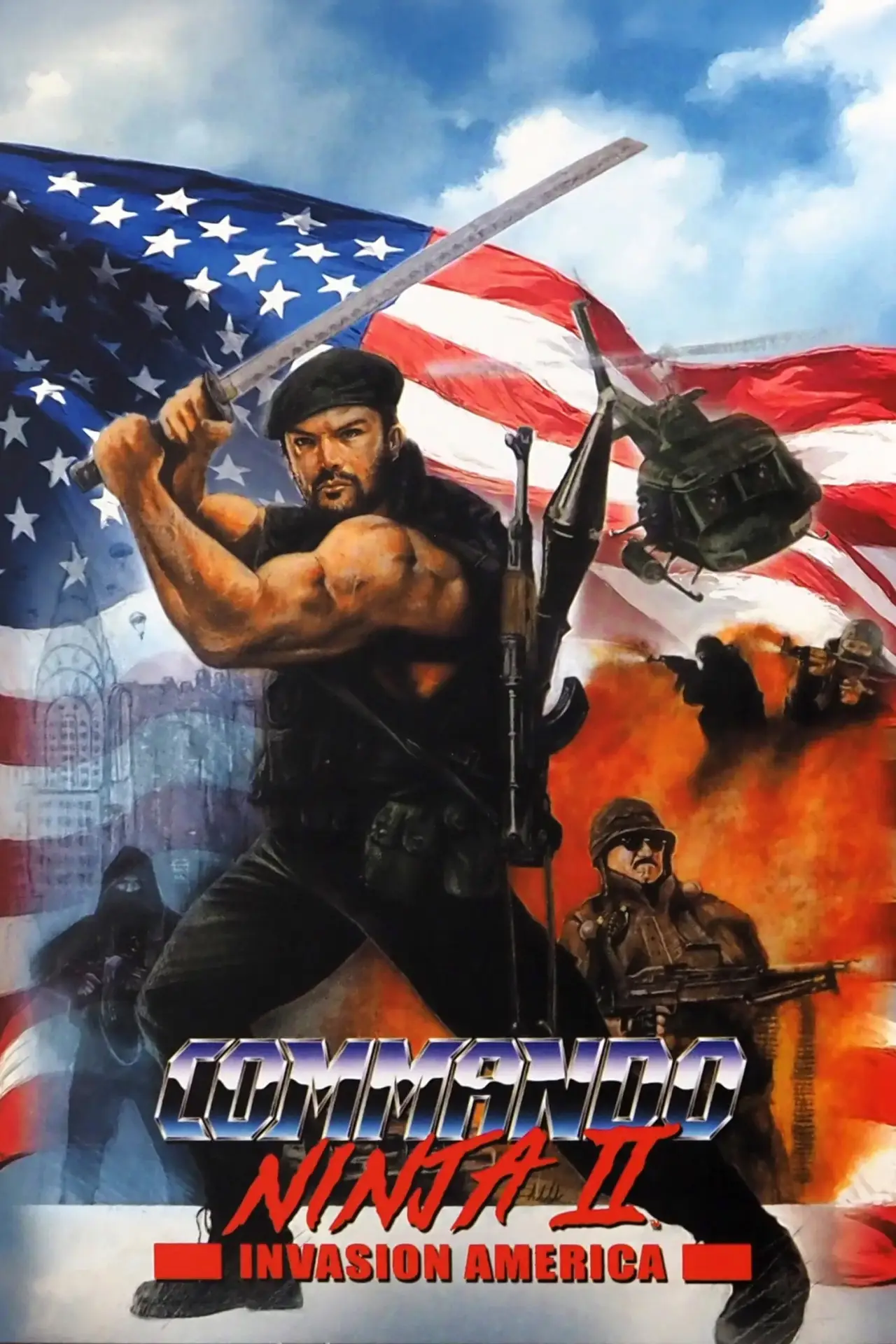 Постер до фільму "Commando Ninja 2: Invasion America"