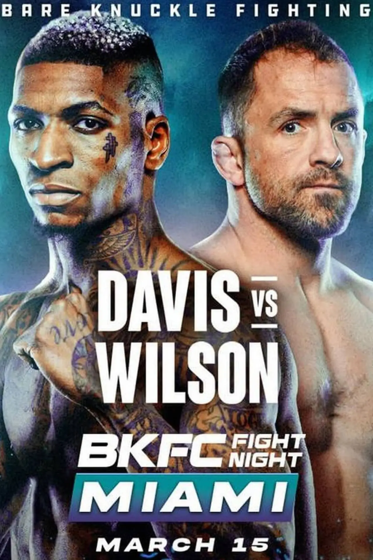 Постер до фільму "BKFC Fight Night Miami: Davis vs. Wilson"