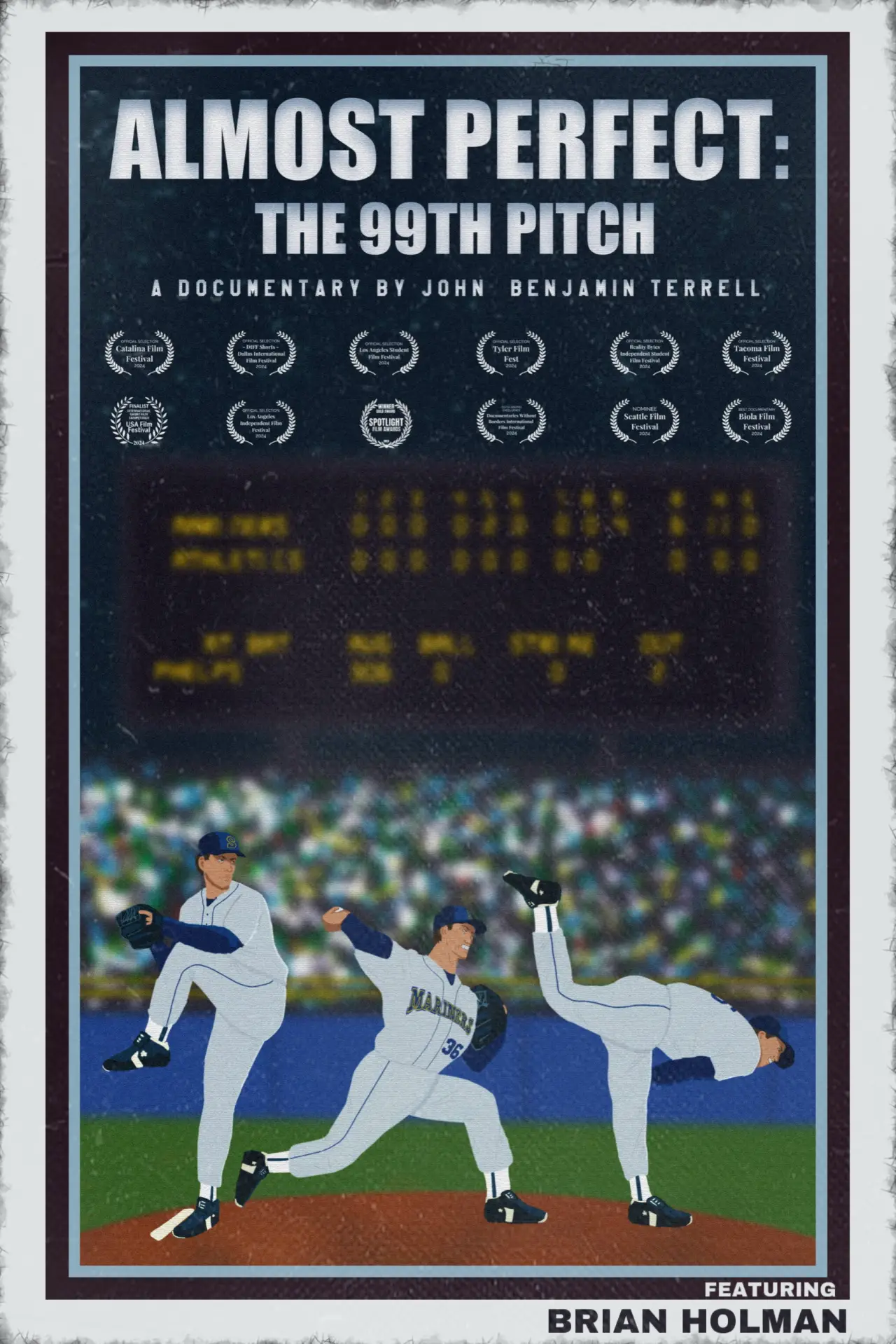 Постер до фільму "Almost Perfect: The 99th Pitch"