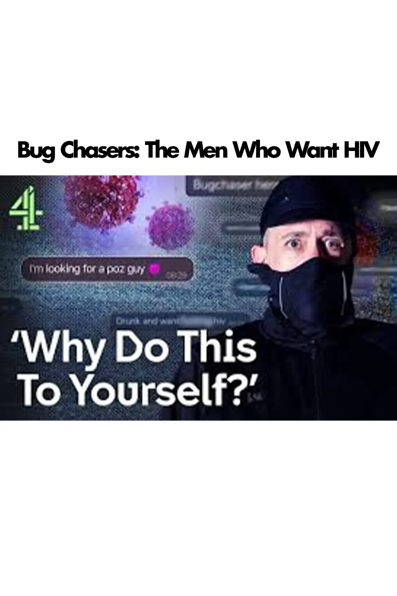 Постер до фільму "Bug Chasers: The Men Who Want HIV"