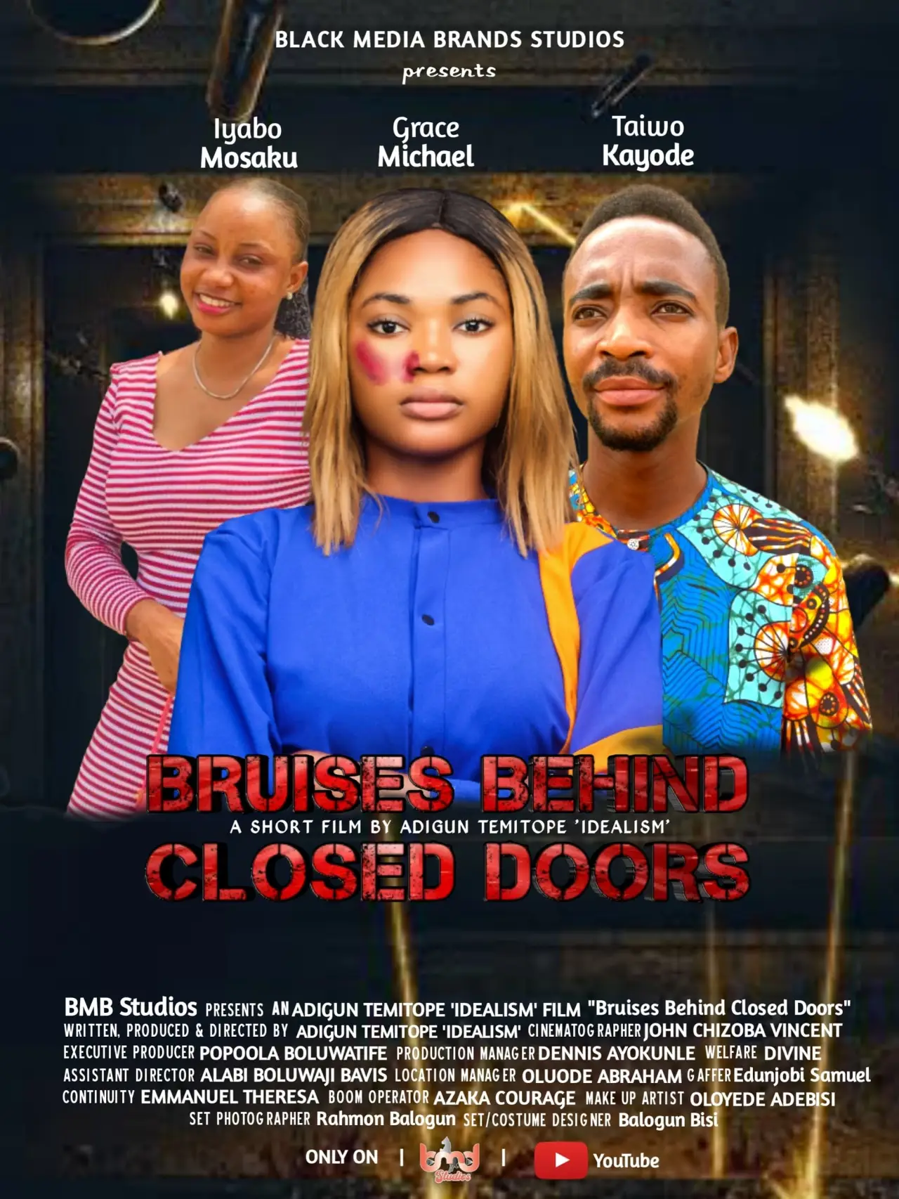 Постер до фільму "Bruises Behind Closed Doors"
