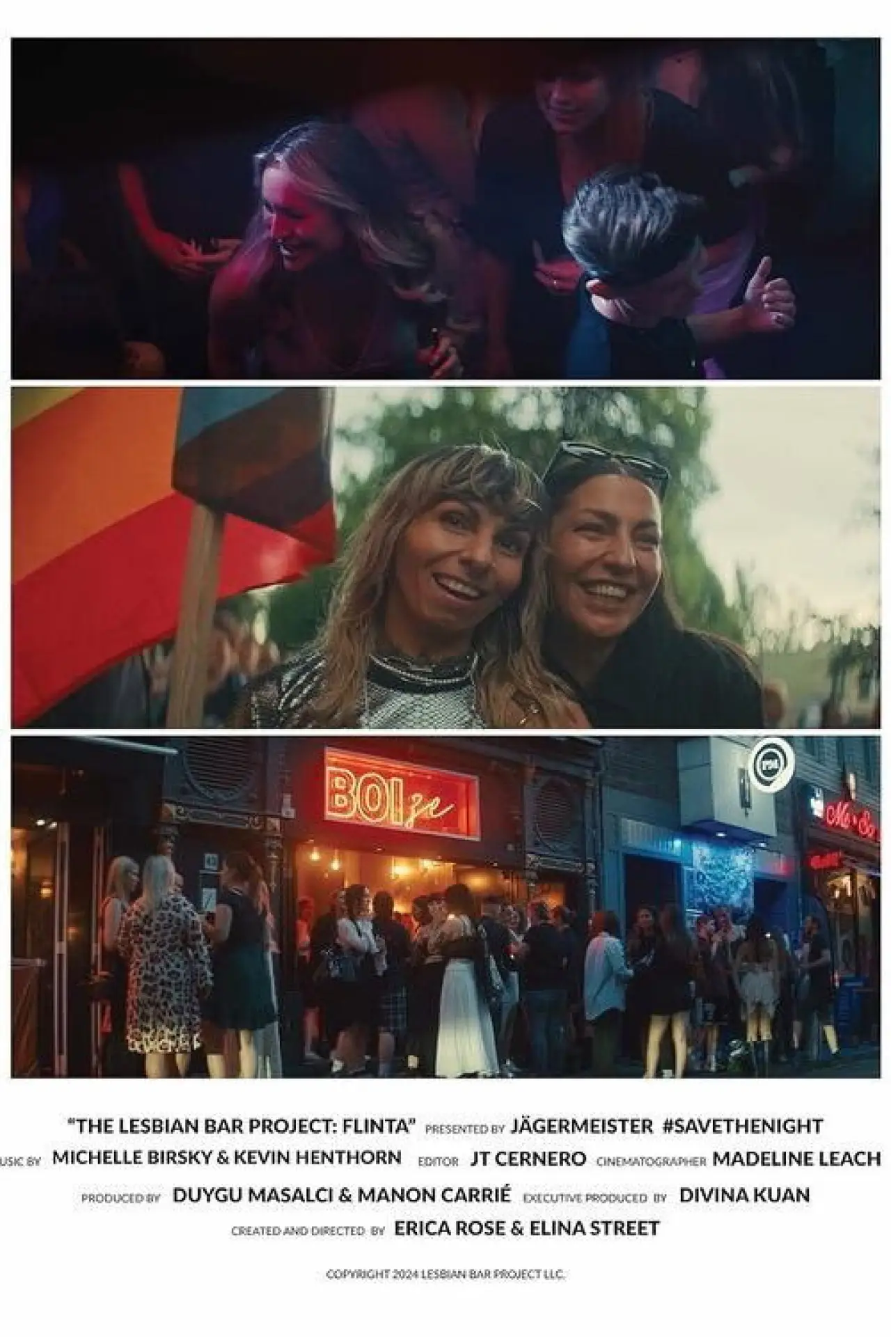 Постер до фільму "The Lesbian Bar Project: FLINTA"
