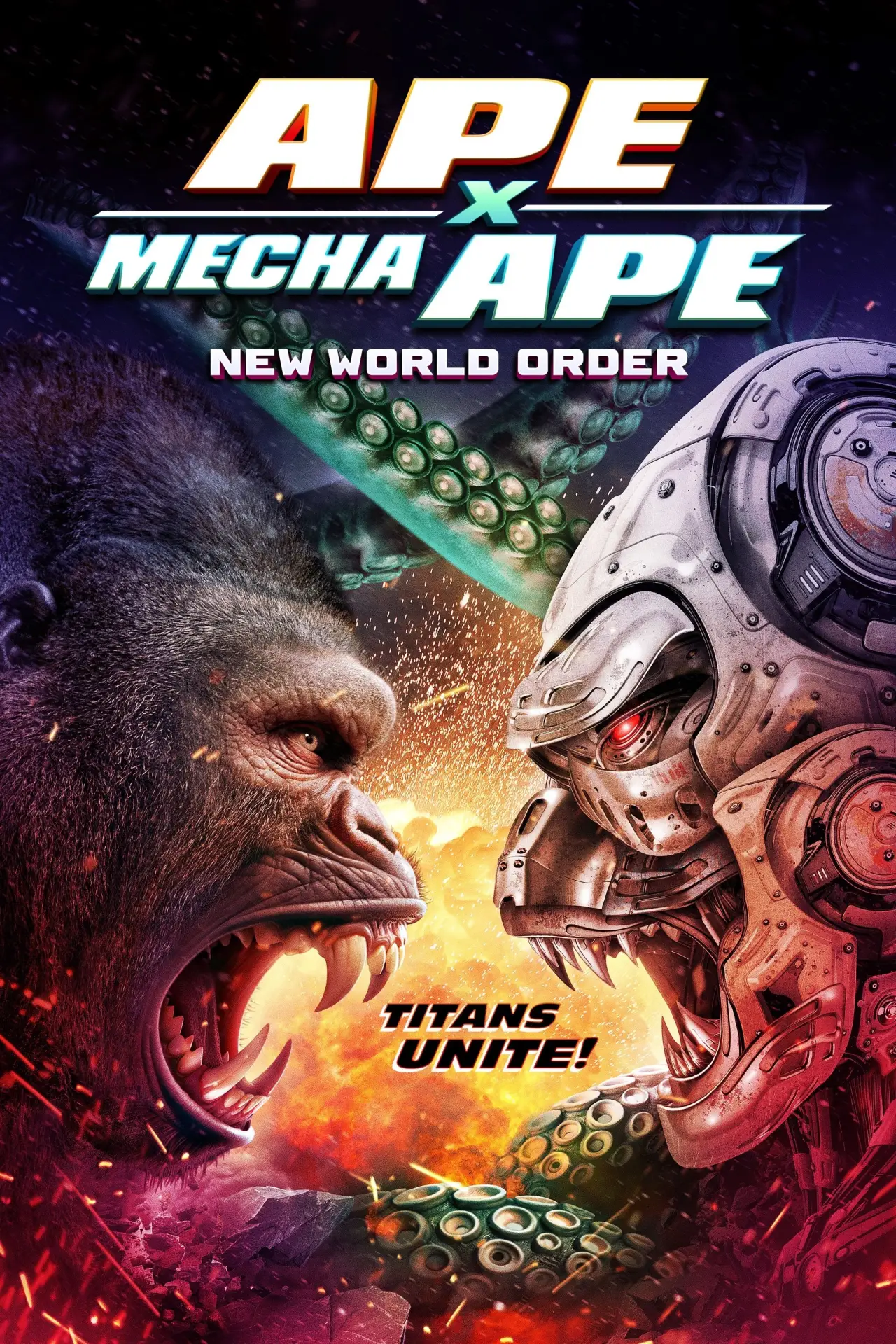 Постер до фільму "Ape X Mecha Ape: New World Order"