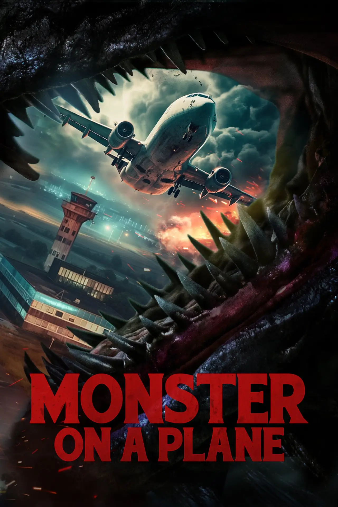 Постер до фільму "Monster on a Plane"