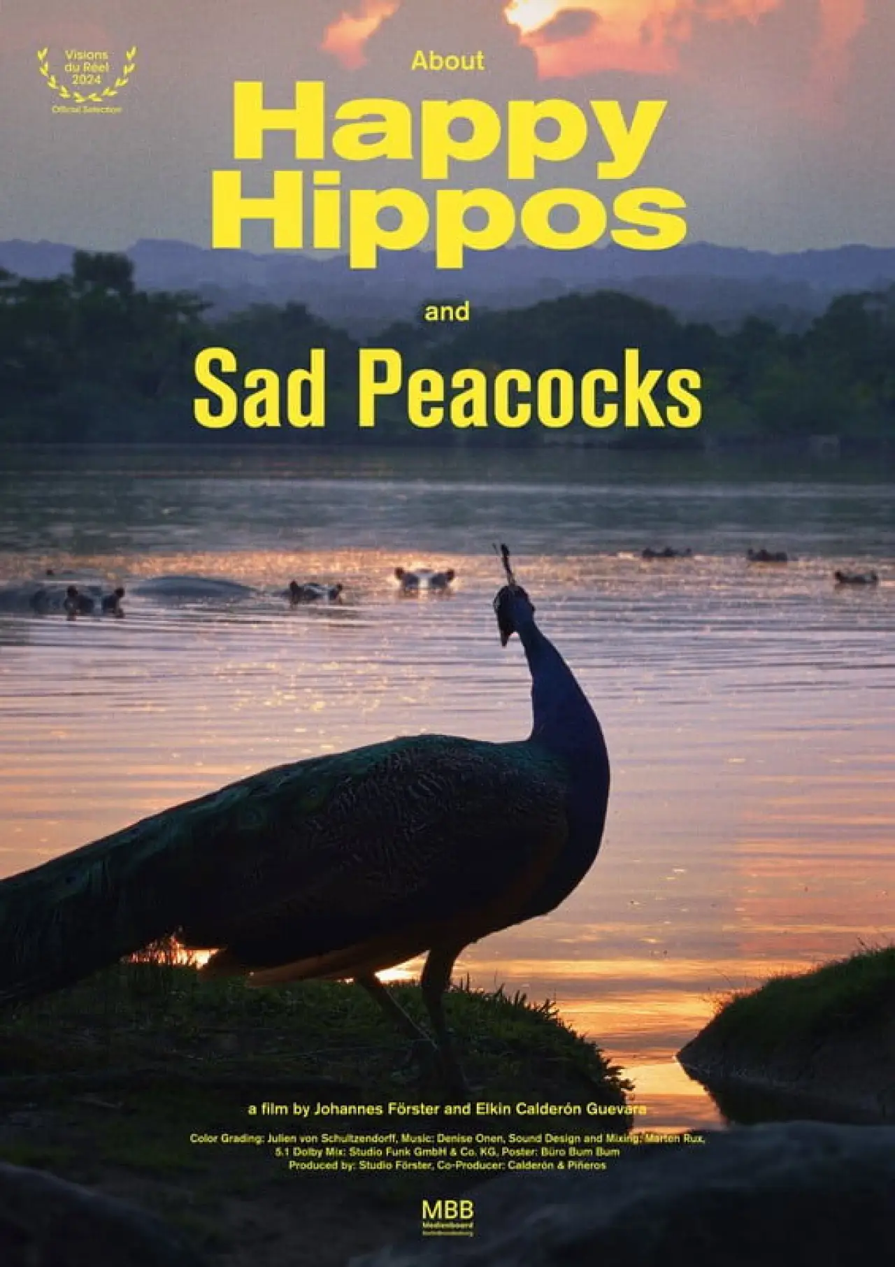 Постер до фільму "About Happy Hippos and Sad Peacocks"